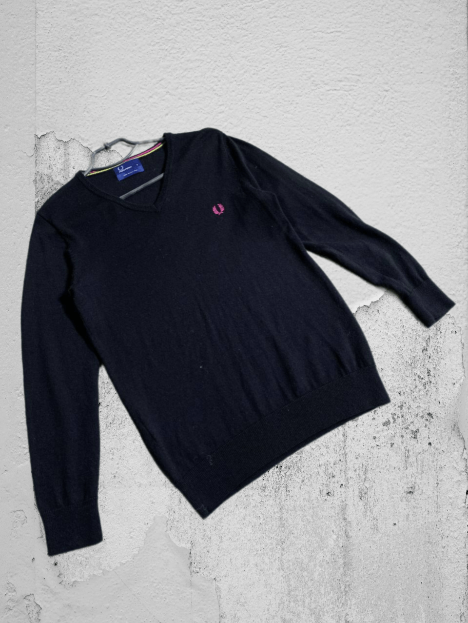 Fred Perry Fred Perry Vintage Dark Navy Sweatshirt Men's size S Size US S / EU 44-46 / 1 - 1 Thumbnail