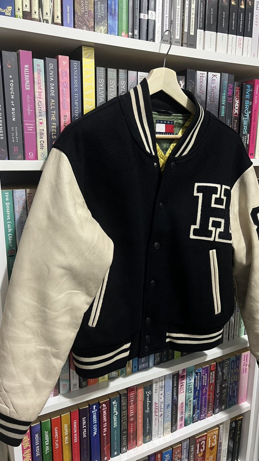 Tommy Hilfiger Tommy Hilfiger Leather Varsity Jacket Size US L / EU 52-54 / 3 - 8 Thumbnail