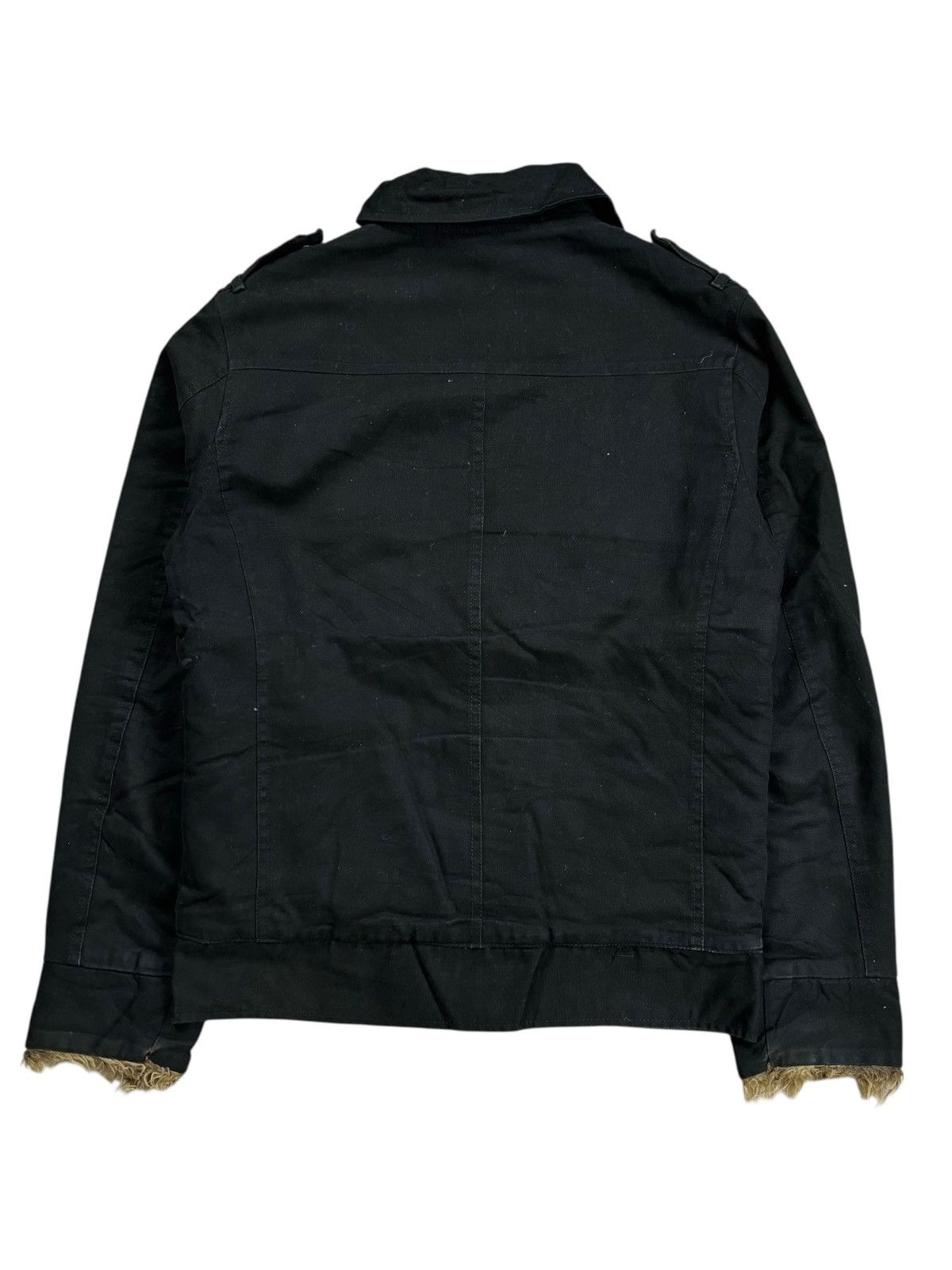 KMRii 2000s Hare - Fur Interior Rider Jacket Size US M / EU 48-50 / 2 - 8 Thumbnail