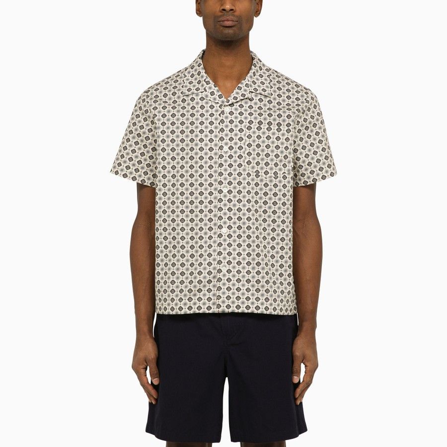 image of A P C O1D2Blof0124 Shirt In White, Men's (Size Medium)