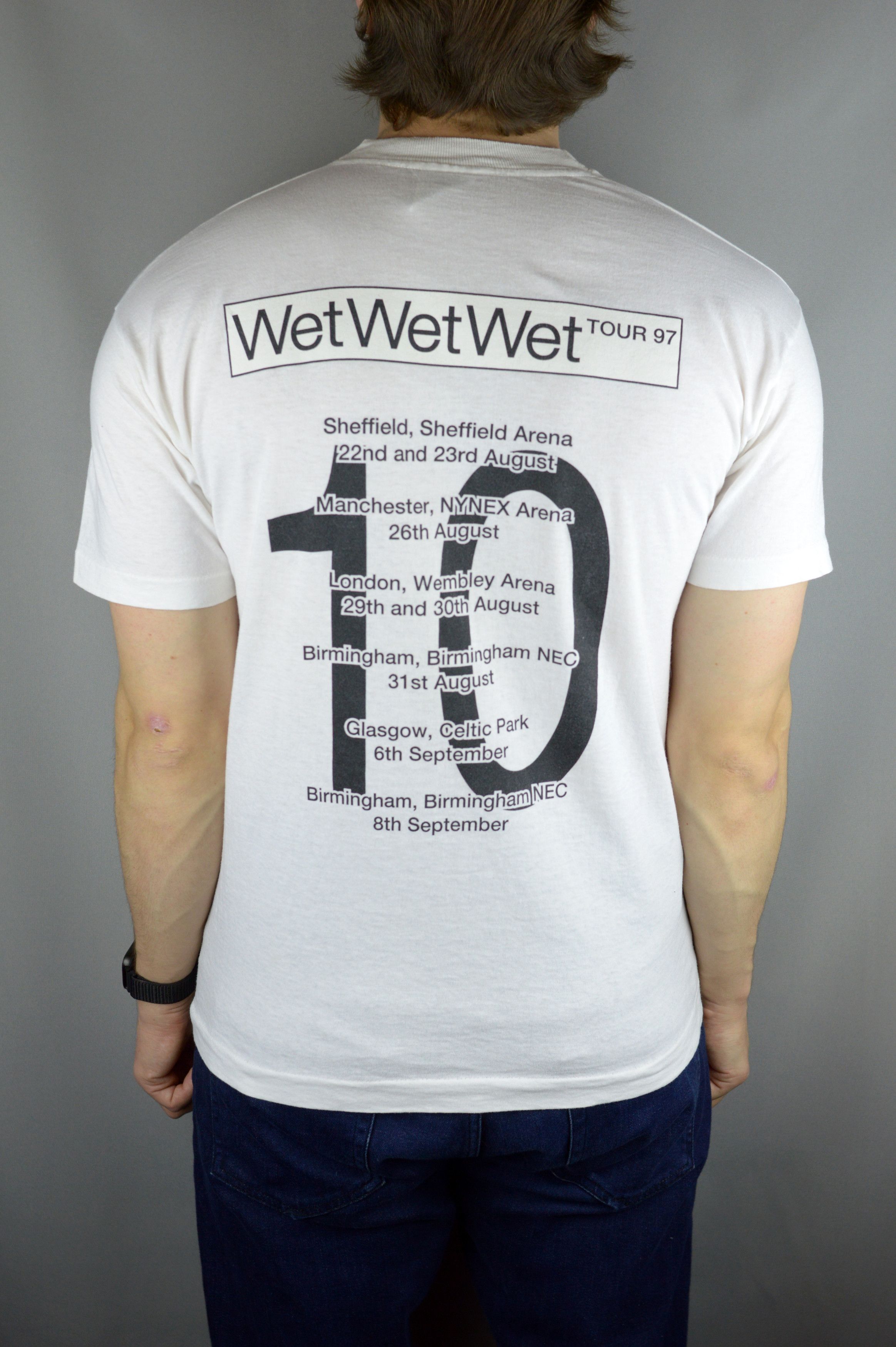 Vintage Vintage Wet Wet Wet Tour 1997 t shirt Size US M / EU 48-50 / 2 - 2 Thumbnail