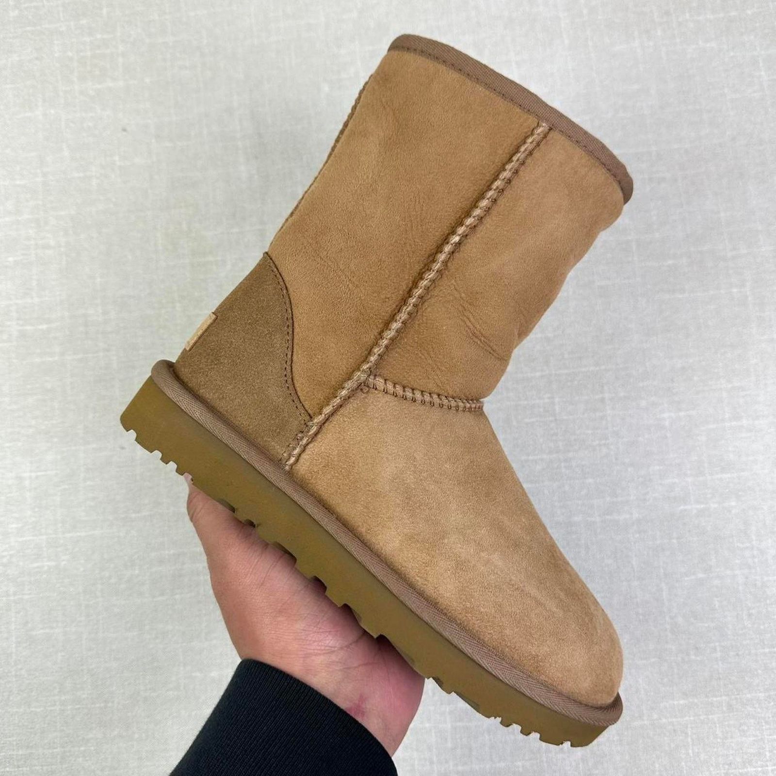 Sacai × Ugg FW18 Knit Classic Short Boots | Grailed