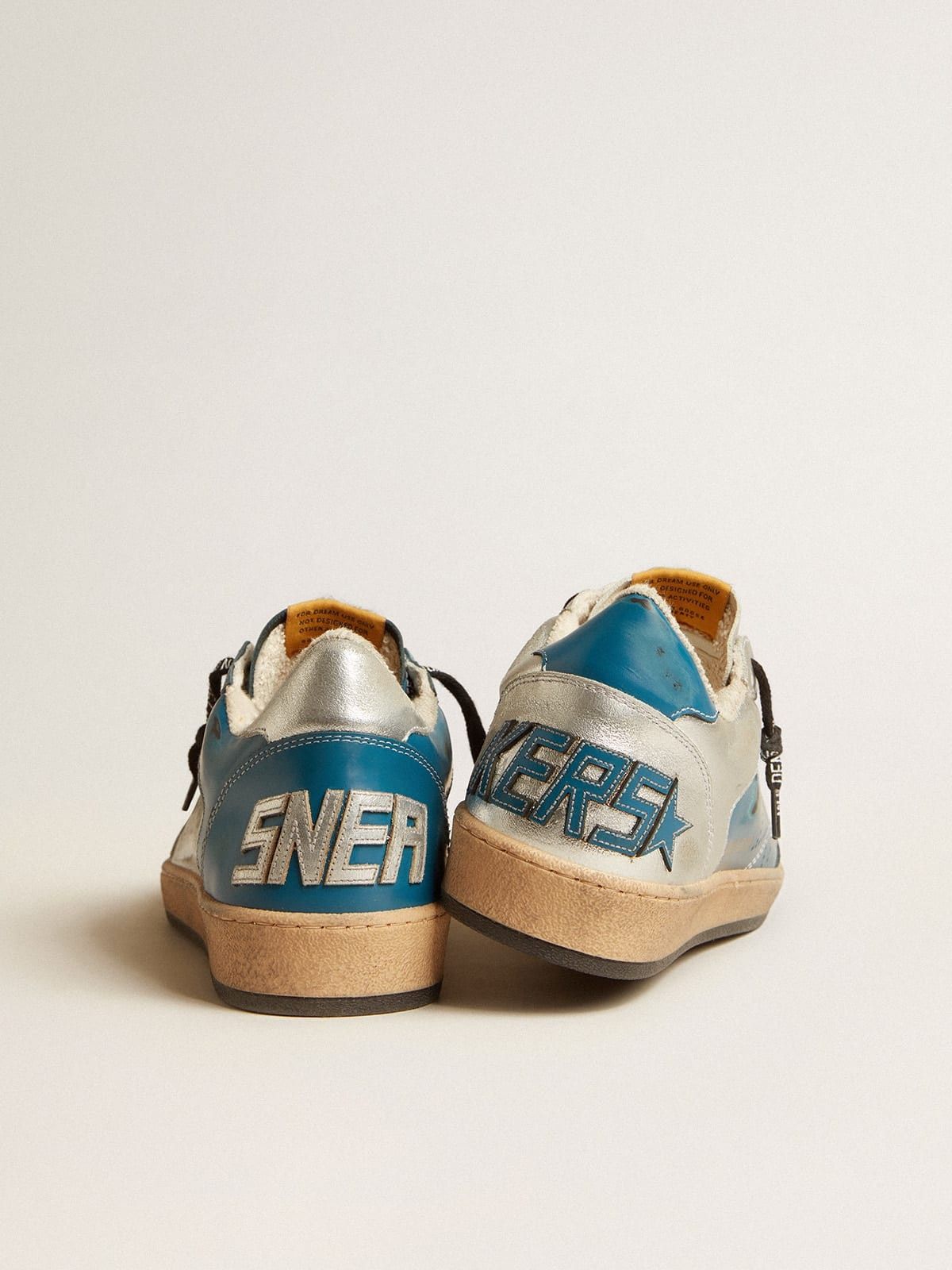 Golden Goose o1w1db10425 Ball Star Sneakers in Blue/Silver Size US 8 / EU 41 - 4 Thumbnail