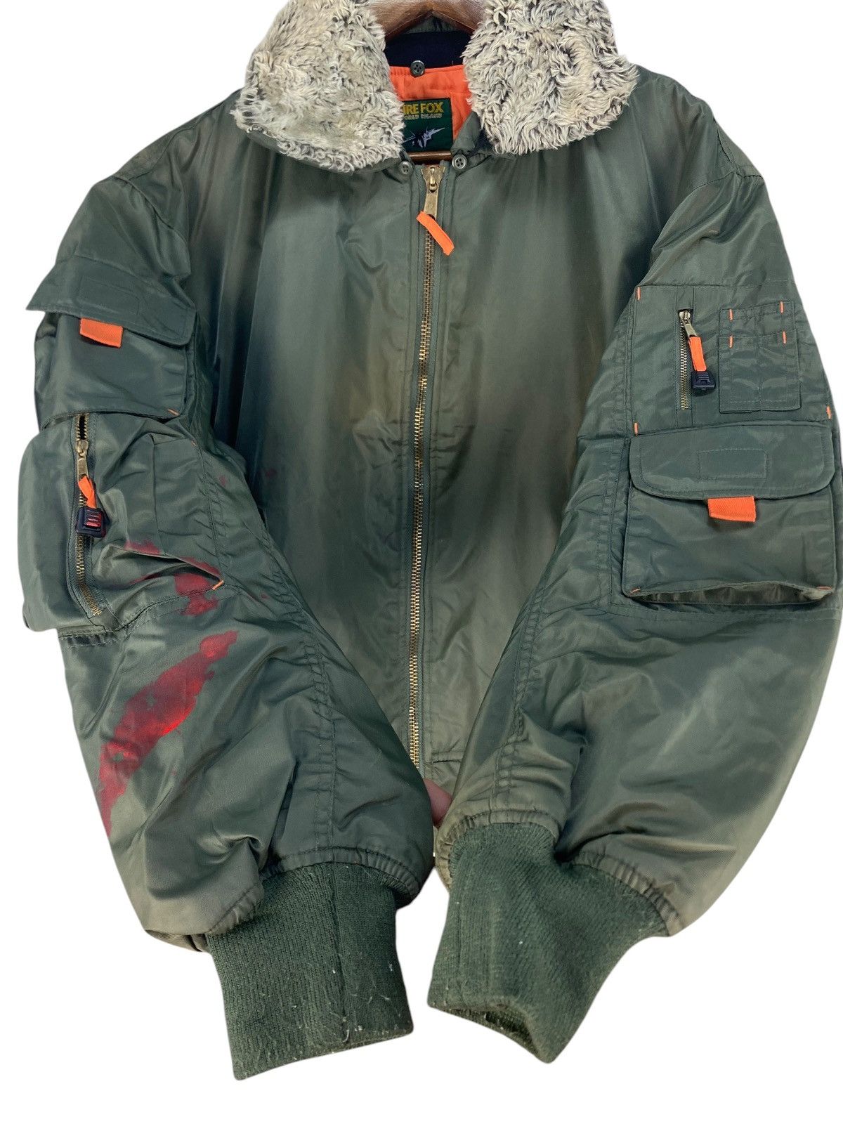 Vintage Fire Fox Flyer Jacket Size US L / EU 52-54 / 3 - 4 Thumbnail