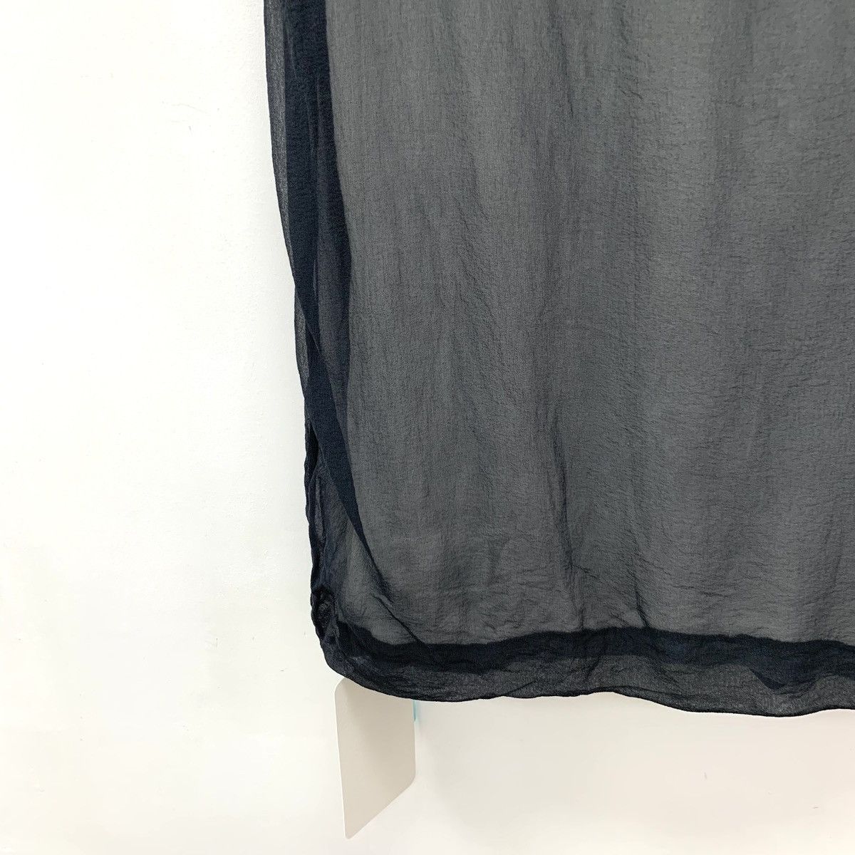 Miu Miu Miu Miu Black Gray Double Layer Silk Camisole Top K26WX Size S / US 4 / IT 40 - 4 Thumbnail