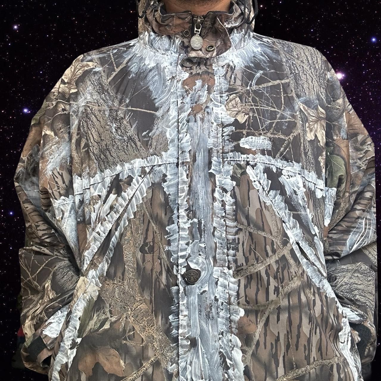 Coleman ASTROBOI* Brown Real Tree Camo Painted Windbreaker - 2XL Size US XXL / EU 58 / 5 - 4 Thumbnail