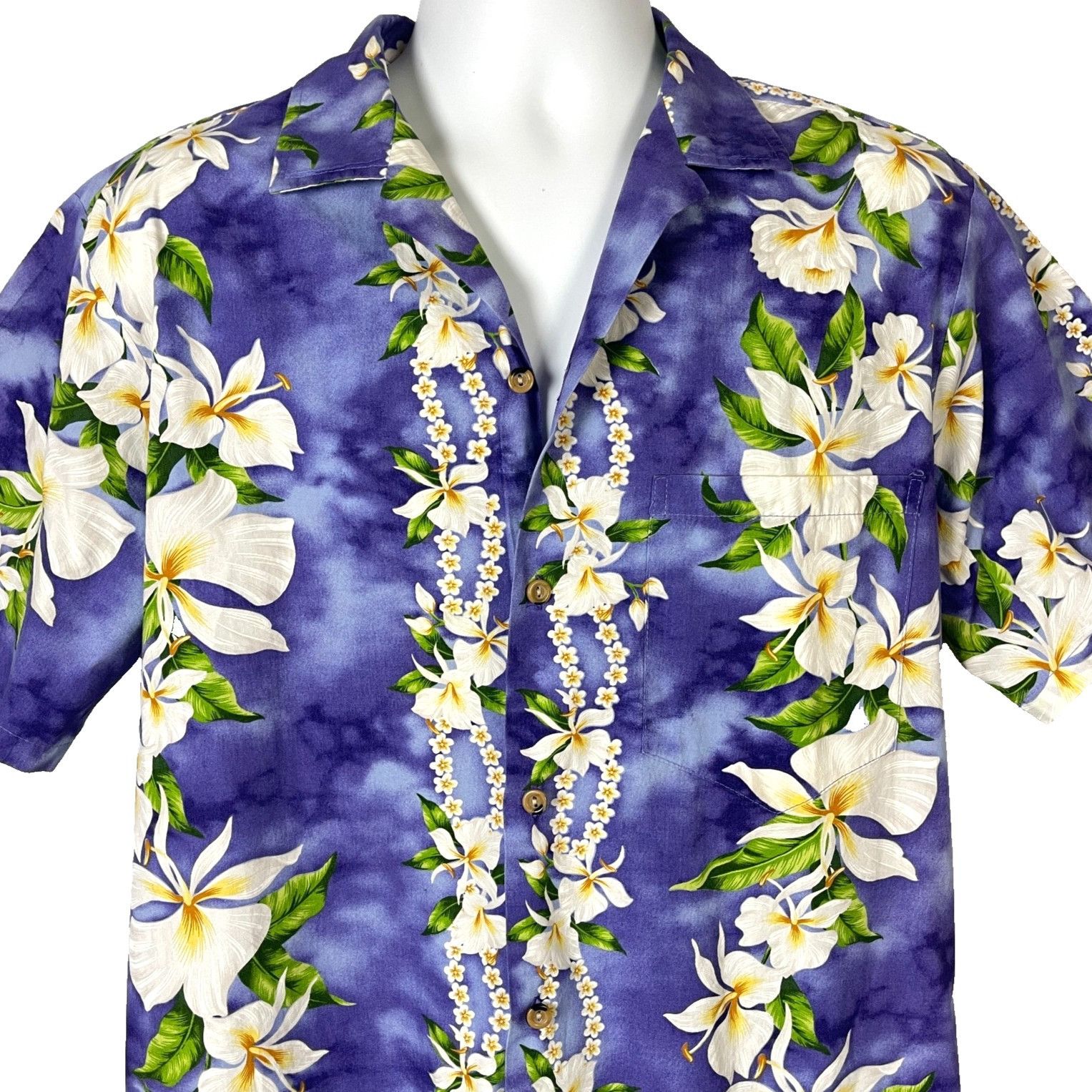 Other Lava Hut Floral Column Print Mens Hawaiian Shirt size Medium Size US M / EU 48-50 / 2 - 1 Thumbnail