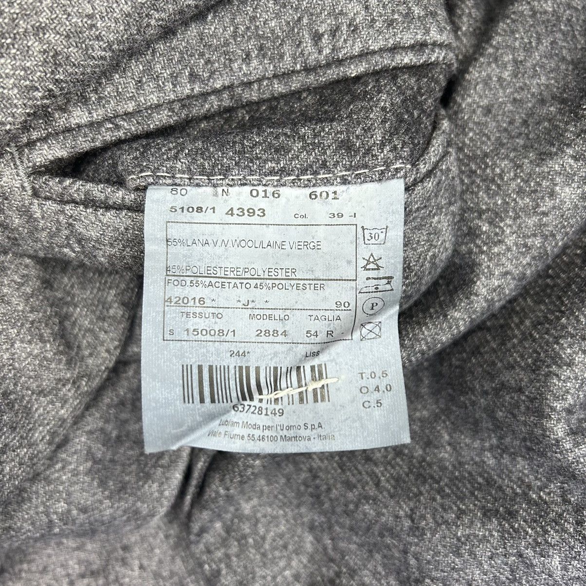 L.B.M. 1911 L.B.M.1911 Men’s Tailored Blazer Wool Gray/Blue Size:54R Size 54R - 8 Thumbnail