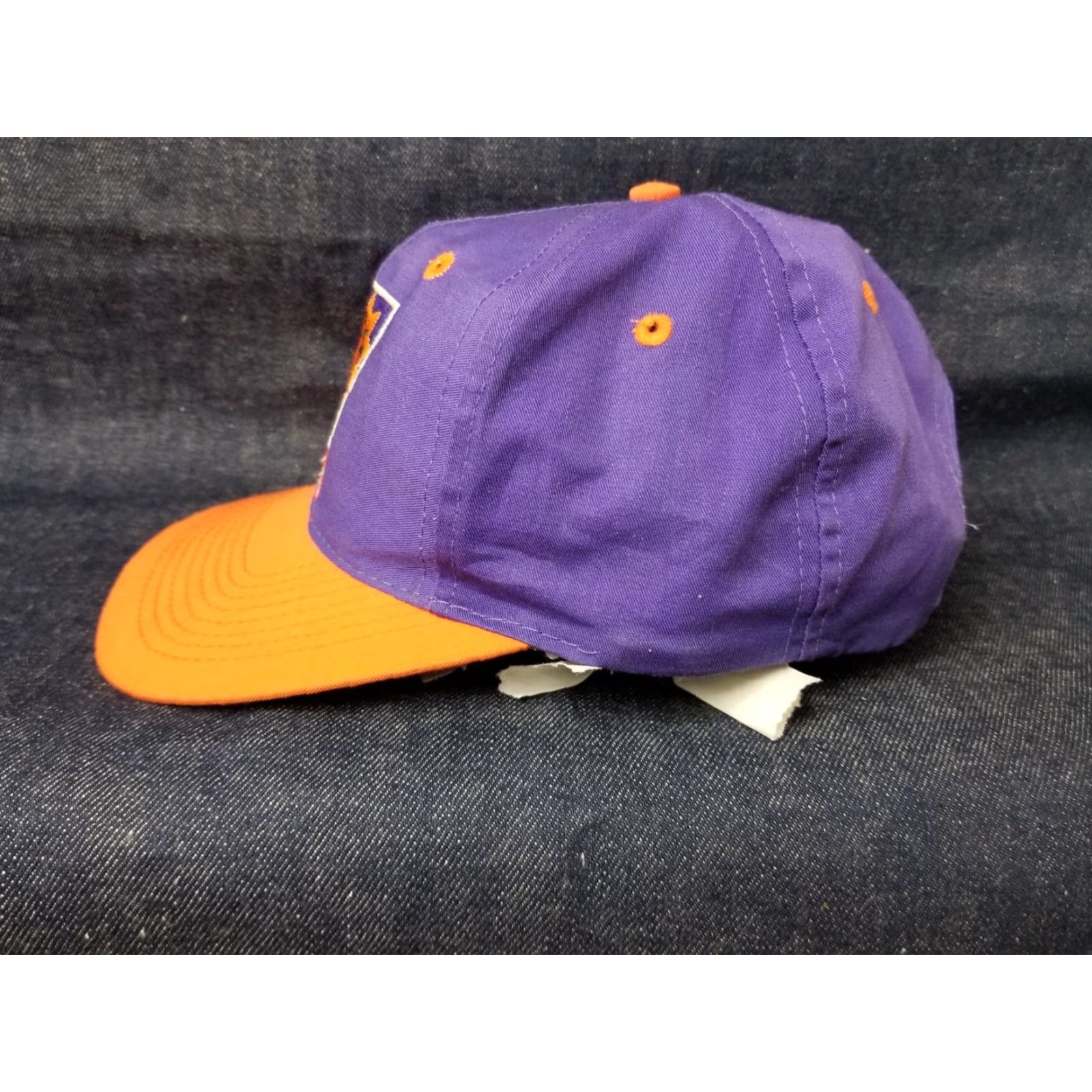 Logo 7 VINTAGE 90's PHOENIX SUNS NBA BASKETBALL LOGO SNAPBACK HAT Logo 7 Men One Size Purple Hats Men Size ONE SIZE - 3 Thumbnail