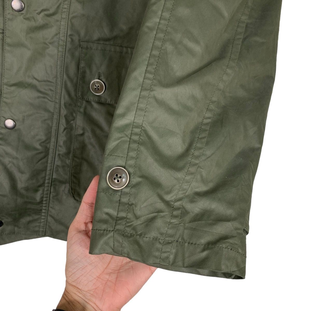 Japan Rags PURPLE & YELLOW Life Style Green Army Jacket #0526-C24 Size US M / EU 48-50 / 2 - 12 Thumbnail