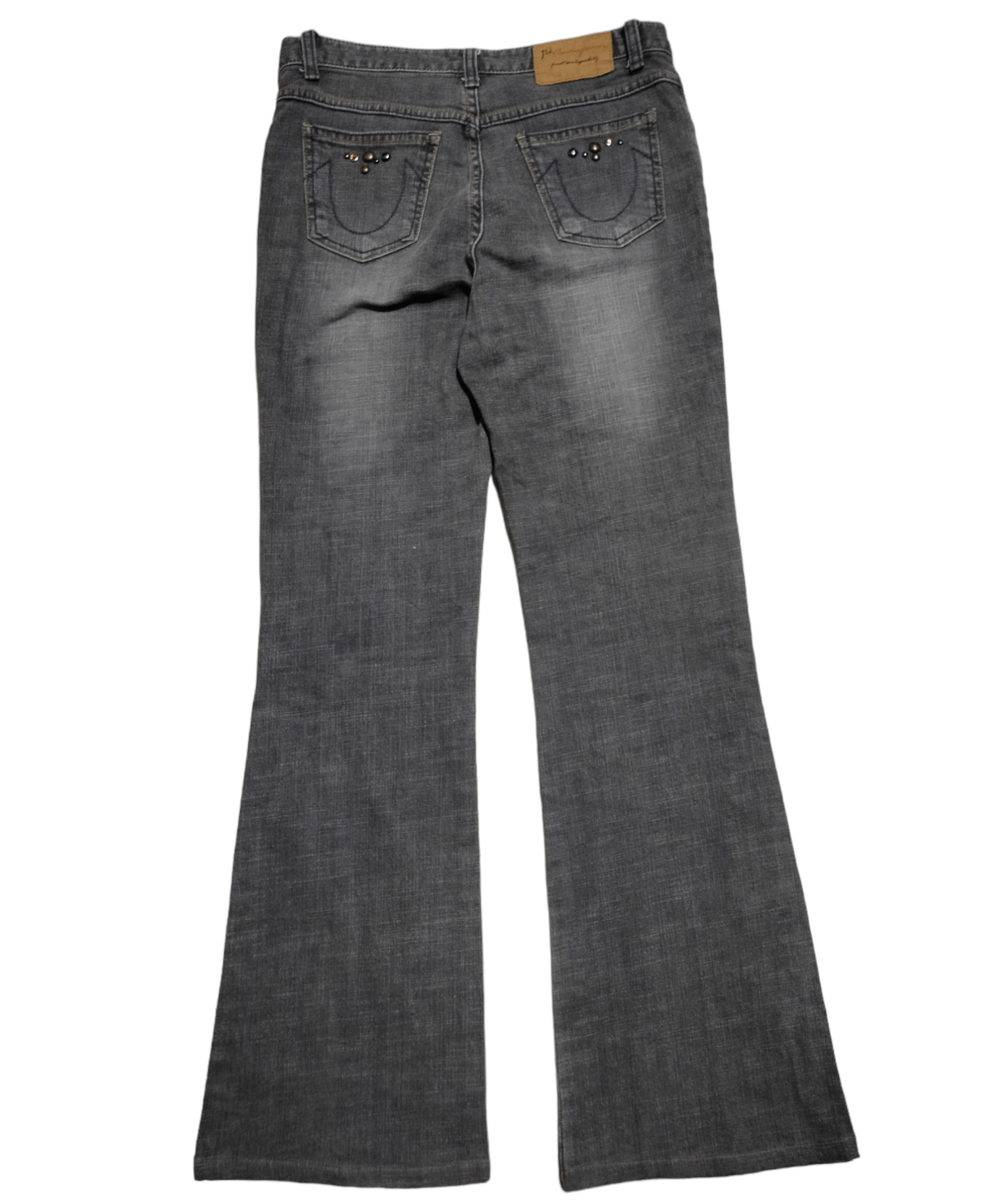 Tornado Mart Studed washed Flare Jeans Casa Size US 29 - 6 Thumbnail