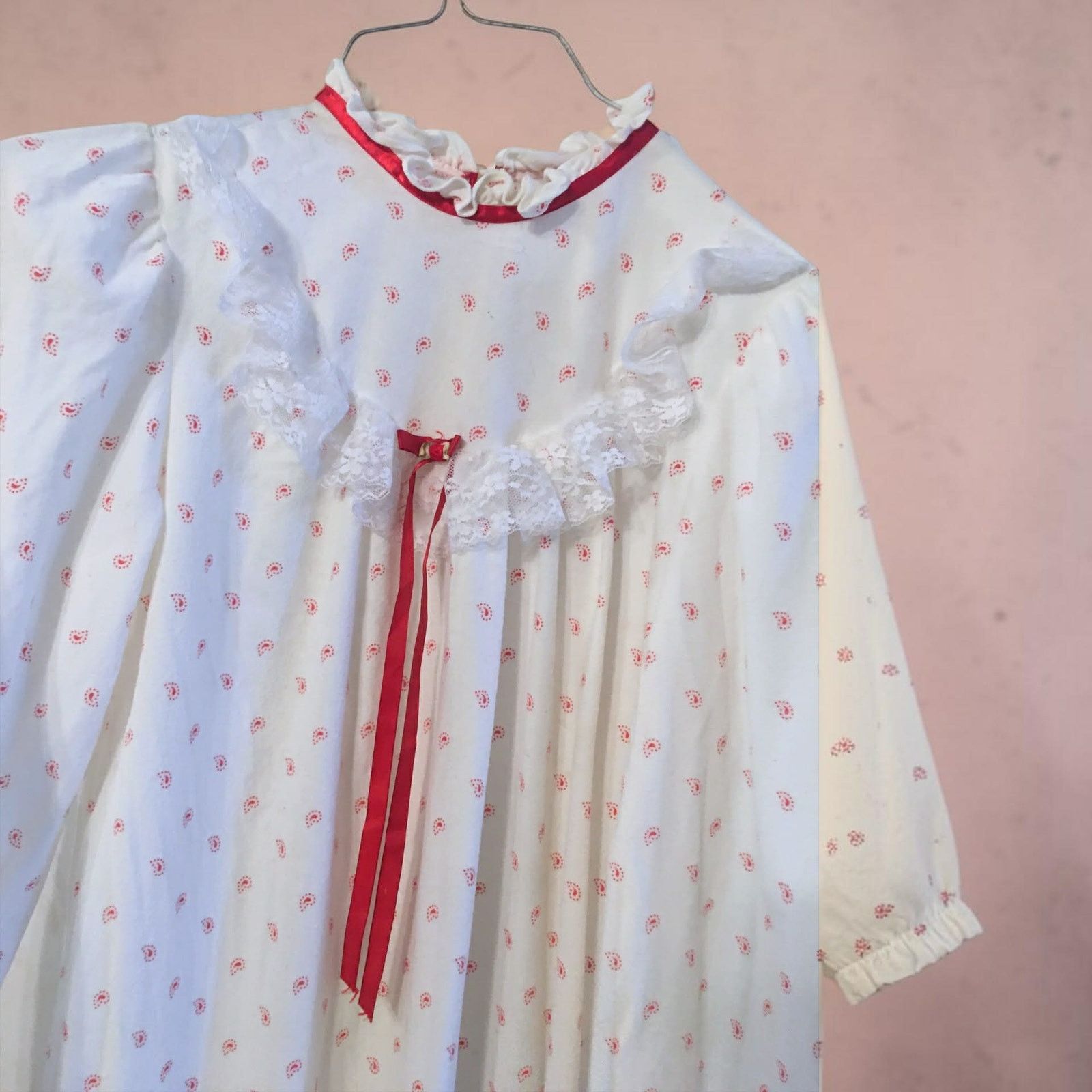 Other VTG 70s Handmade Nightgown Character Dress Cottagecore M/L Size M / US 6-8 / IT 42-44 - 2 Thumbnail