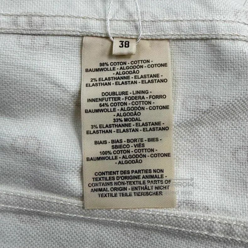 Hermes Hermes White pig nose logo denim cotton jacket Size XS / US 0-2 / IT 36-38 - 7 Thumbnail