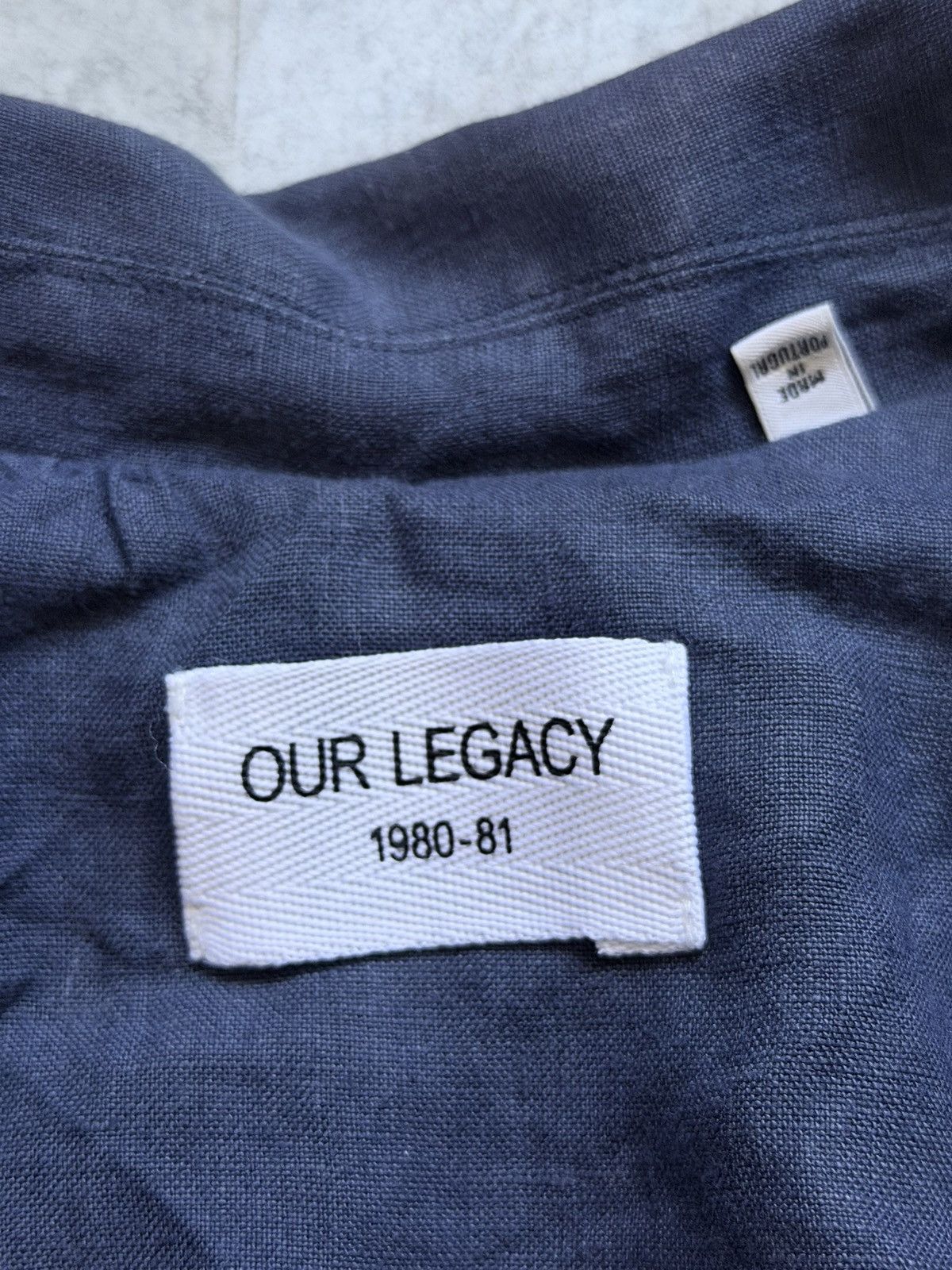 Our Legacy Our Legacy Ramie Unconstructed Blazer SS11 French Workwear Size US S / EU 44-46 / 1 - 9 Thumbnail