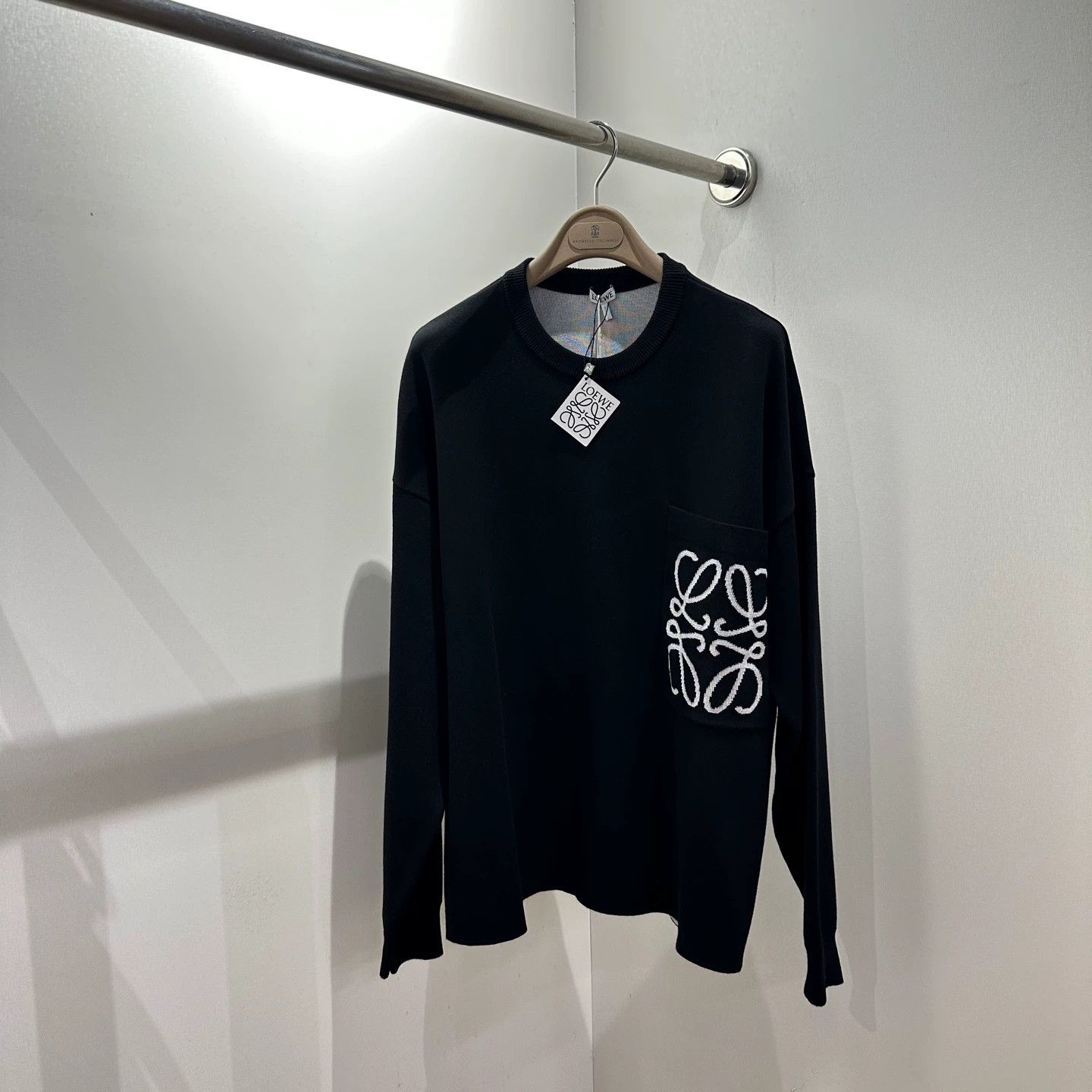 Loewe Loewe may382Anagram Logo LS Sweatshirt Size S Cotton Size S / US 4 / IT 40 - 1 Thumbnail