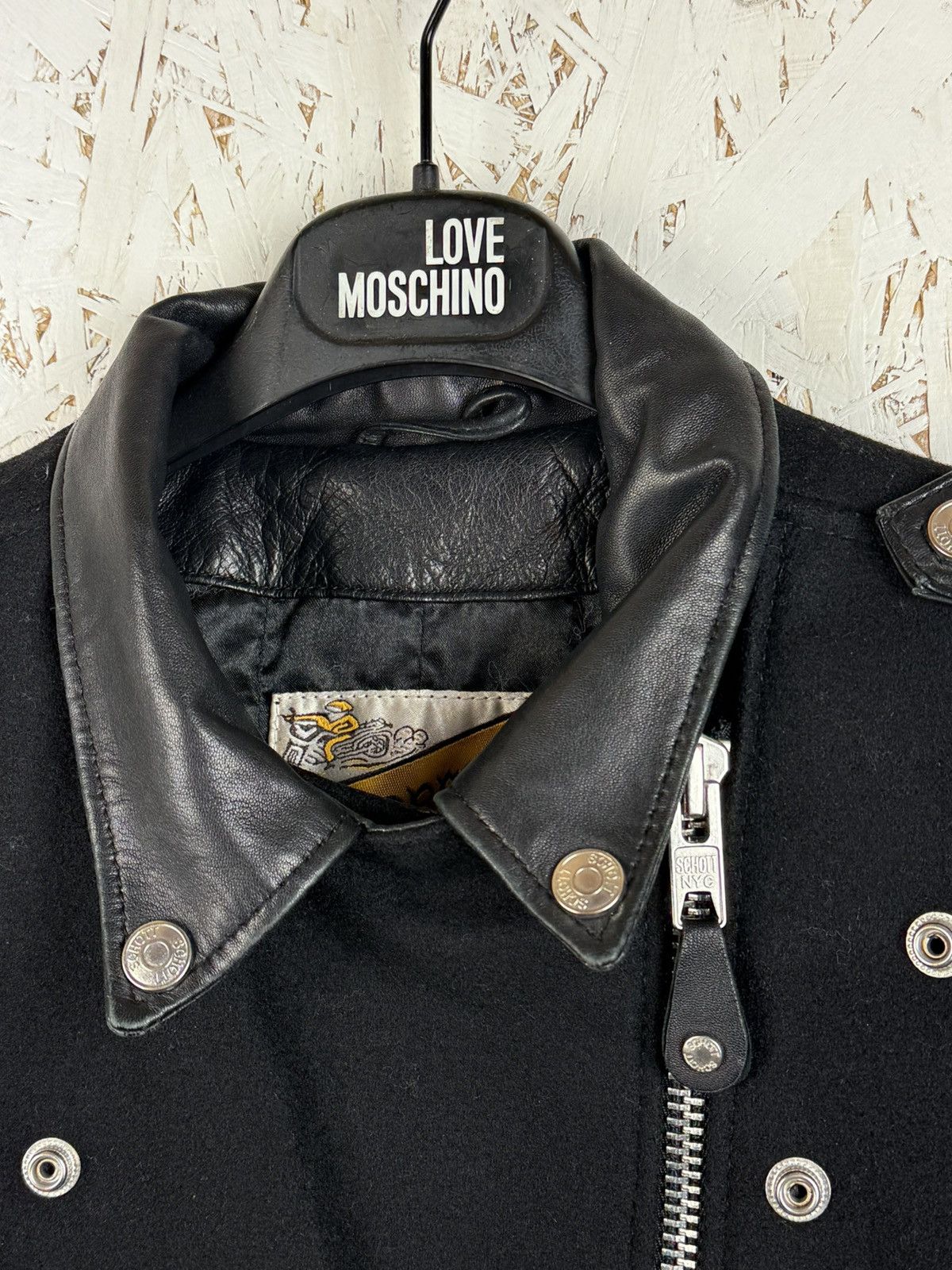 Schott 80s Vintage Schott Perfecto Leather Biker Coat Jacket S Size S / US 4 / IT 40 - 6 Thumbnail