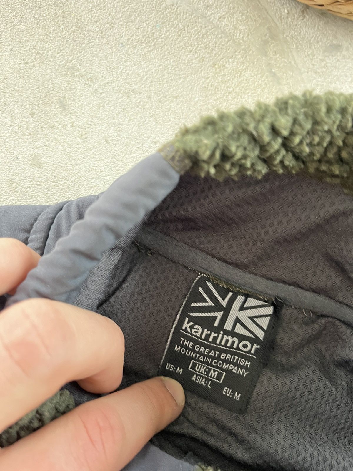 Karrimor Karrimor Green Sherpa Fleece Jacket Sweatshirt Outdoor y2k Size US M / EU 48-50 / 2 - 15 Thumbnail