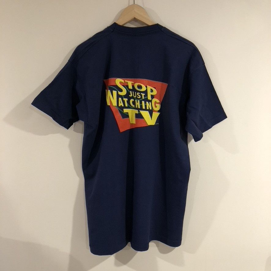 Vintage 1994 SEGA Channel Promotional Tee 'Stop Just Watching TV' Size US XL / EU 56 / 4 - 4 Thumbnail