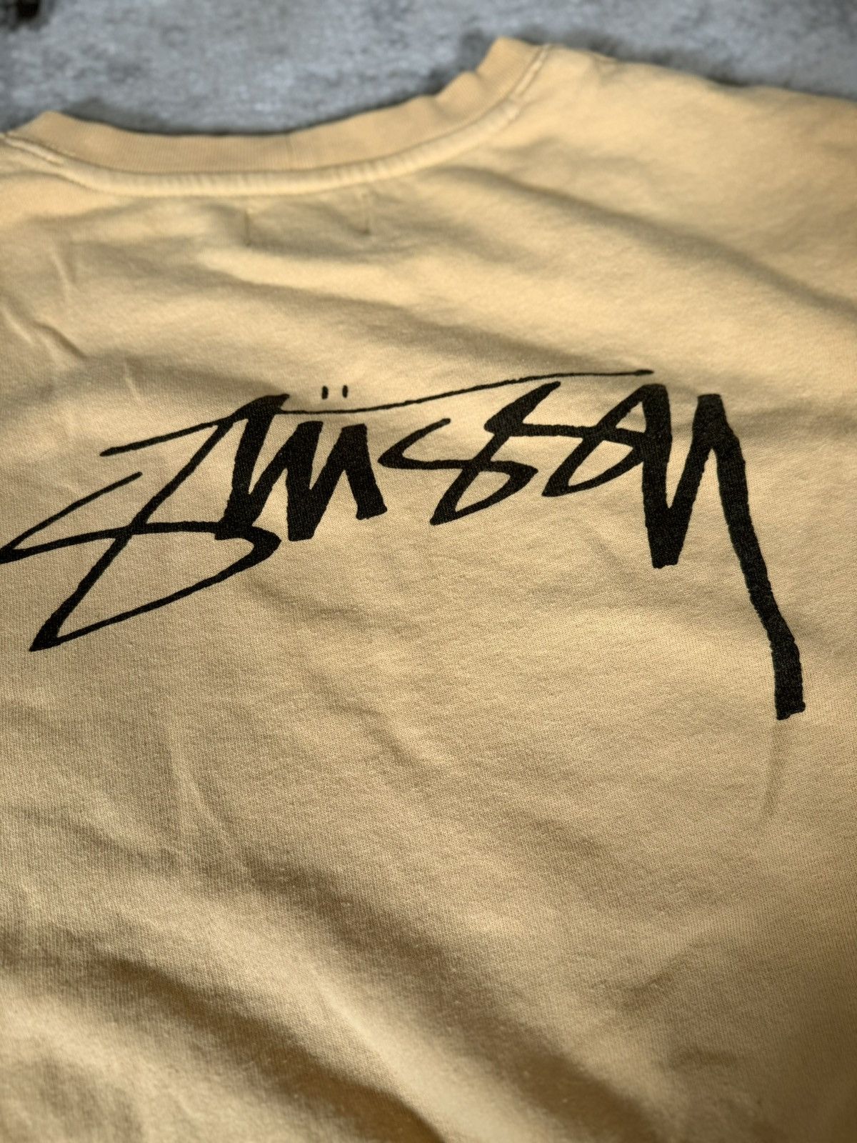 Stussy Stussy Ezra Cropped Baggy Sweatshirt Size L / US 10 / IT 46 - 5 Thumbnail
