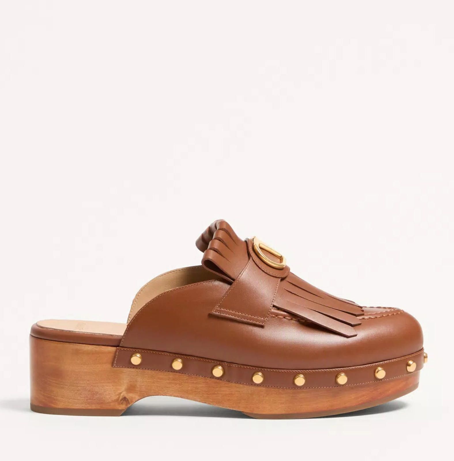 Other Valentino V-Logo Signature Fringed Clog Size US 7.5 / IT 37.5 - 1 Thumbnail