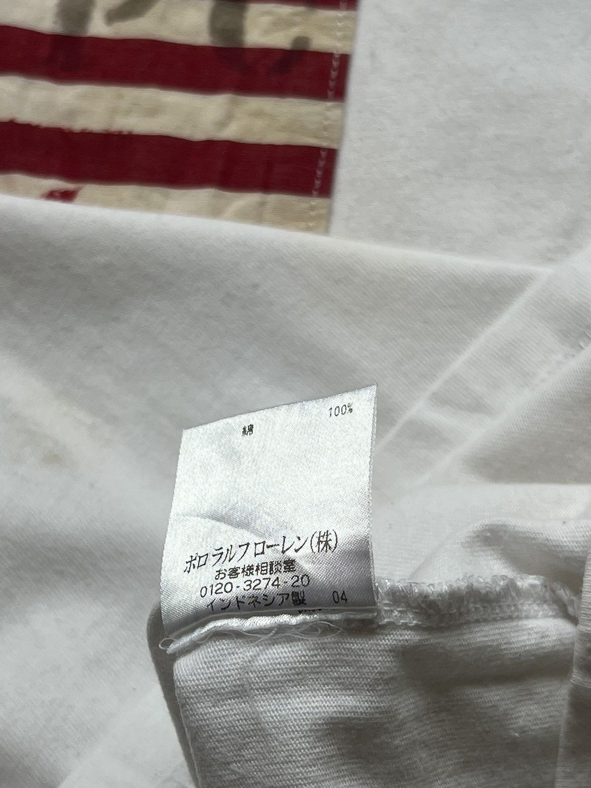 Polo Ralph Lauren × Vintage Polo Ralph Lauren Usa Flag Vintage Tshirt Size US S / EU 44-46 / 1 - 5 Thumbnail