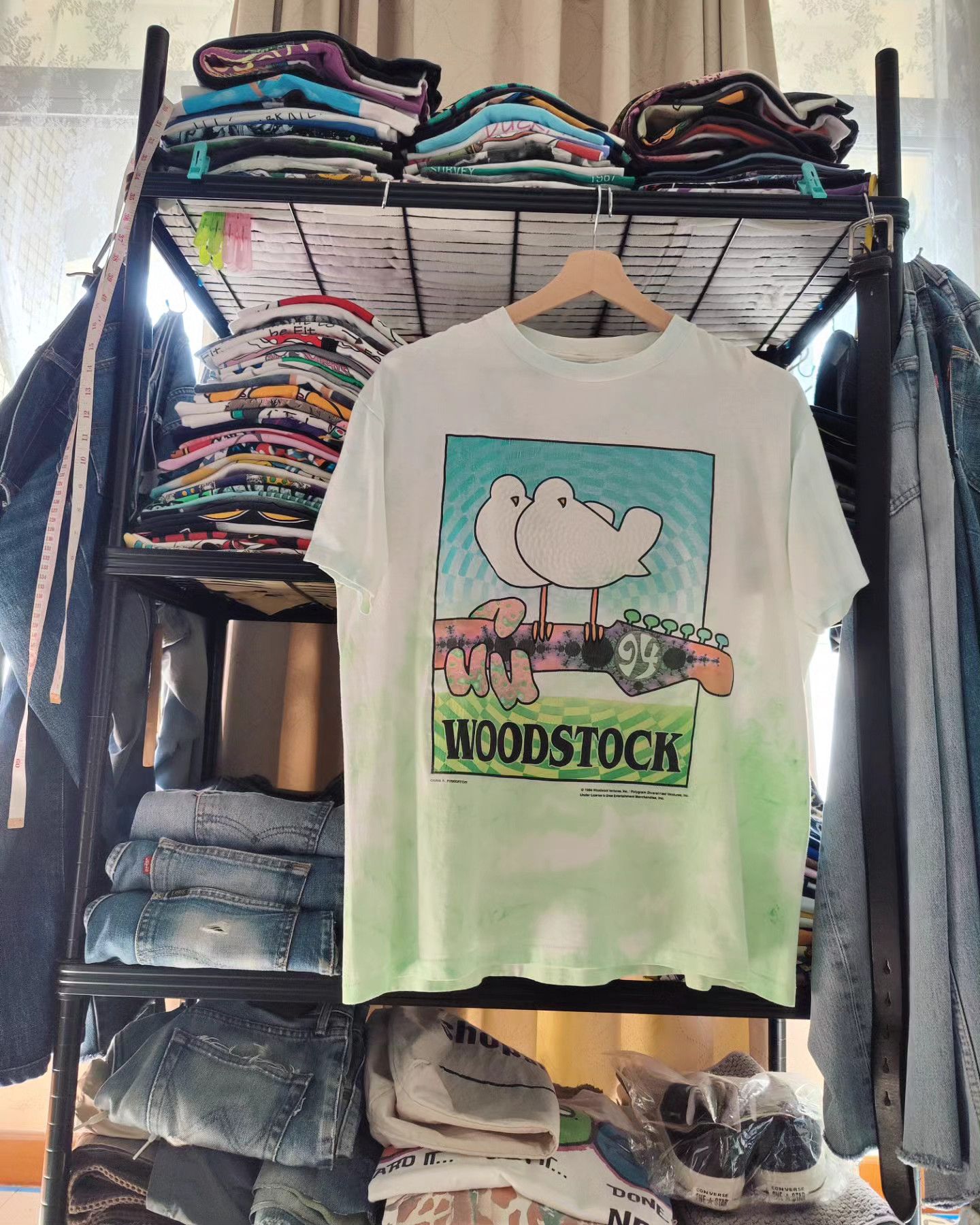 Band Tees × Vintage vintage Woodstock '94 Tie-dye Size US XL / EU 56 / 4 - 1 Thumbnail