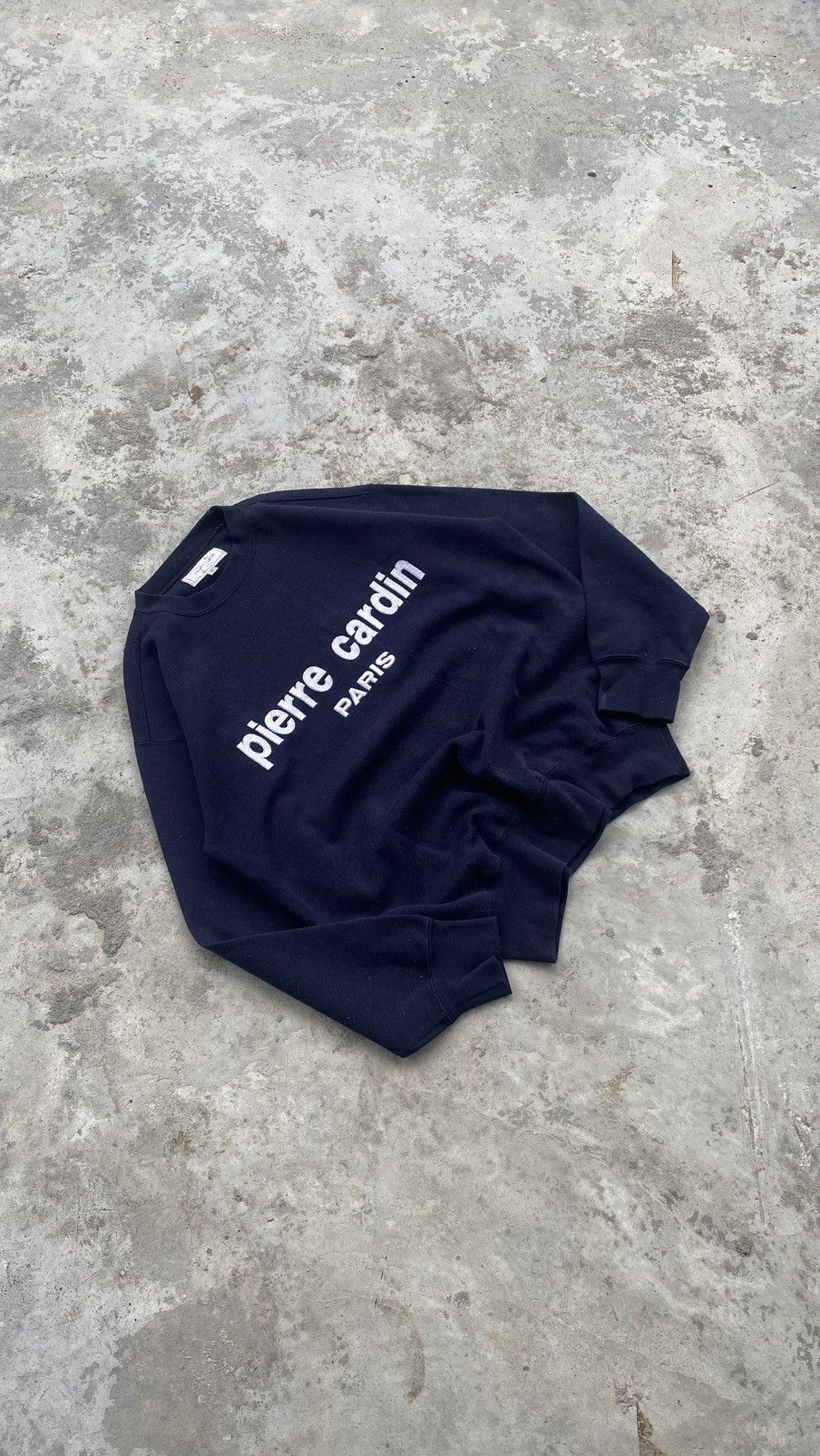 Designer × Pierre Cardin × Vintage Vintage Pierre Cardin Paris Spellout Oversize Sweater 90s Size US M / EU 48-50 / 2 - 7 Thumbnail
