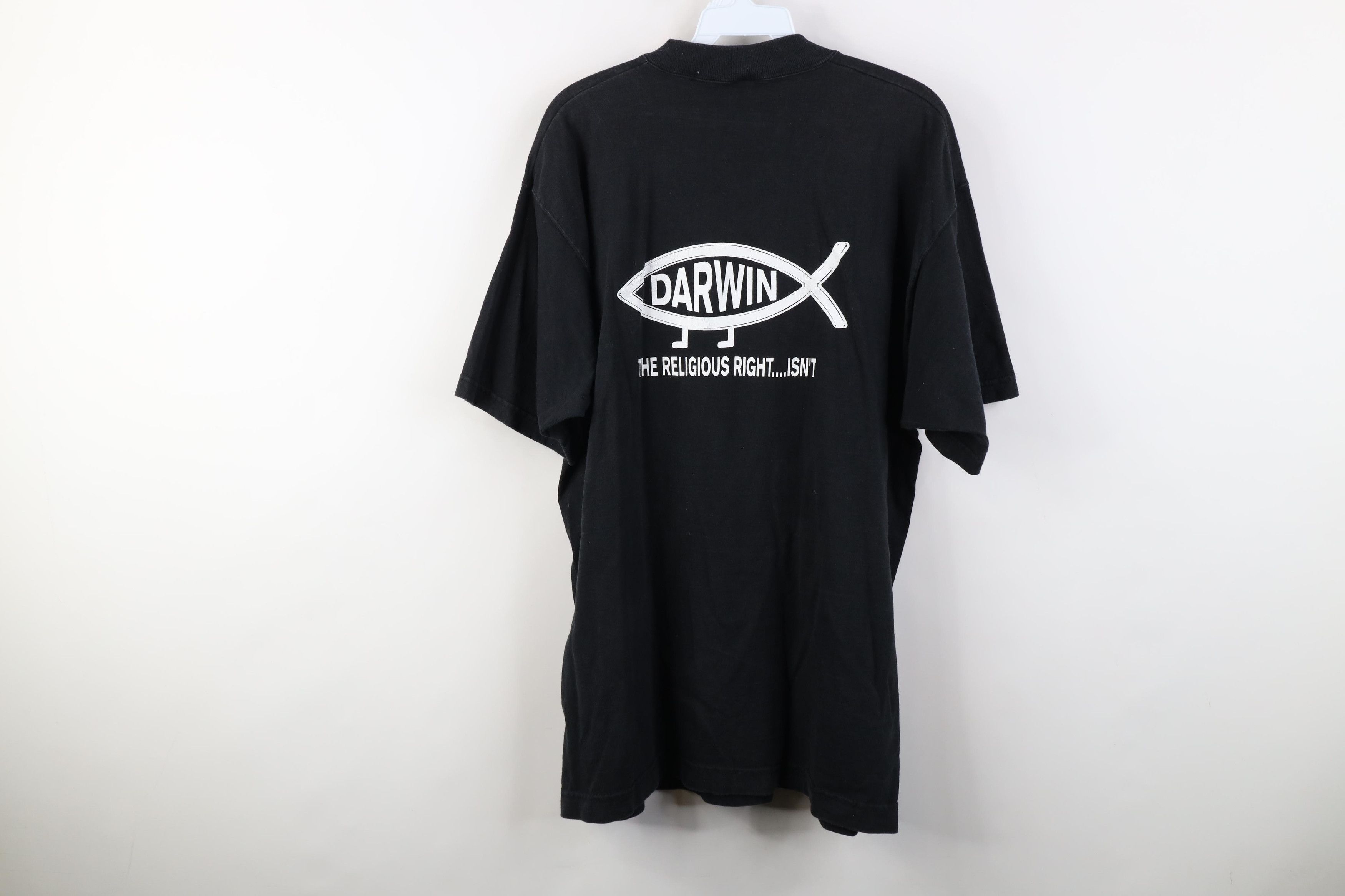 Vintage Vintage 90s Streetwear Science Not Fiction T-Shirt USA Size US L / EU 52-54 / 3 - 14 Thumbnail