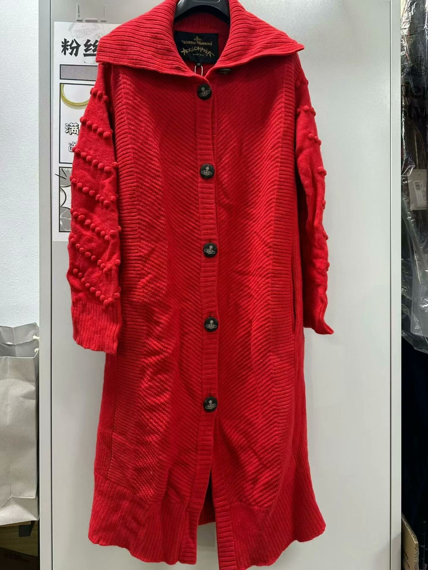 Vivienne Westwood Vivienne Westwood Wool Sweater in Red Size S / US 4 / IT 40 - 1 Thumbnail