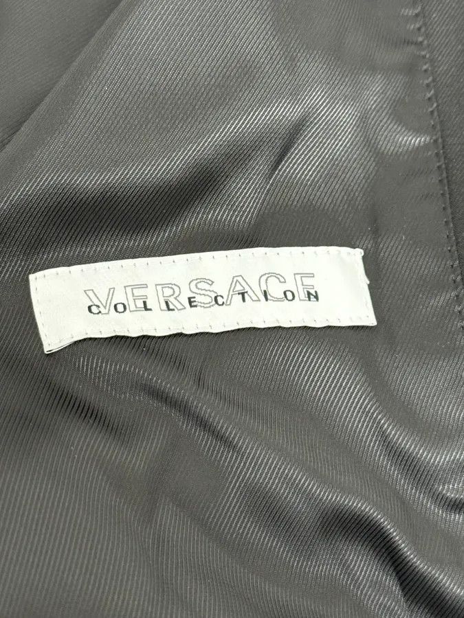 Versace 2010s Versace Black Minimalist Jacket Size US M / EU 48-50 / 2 - 11 Thumbnail