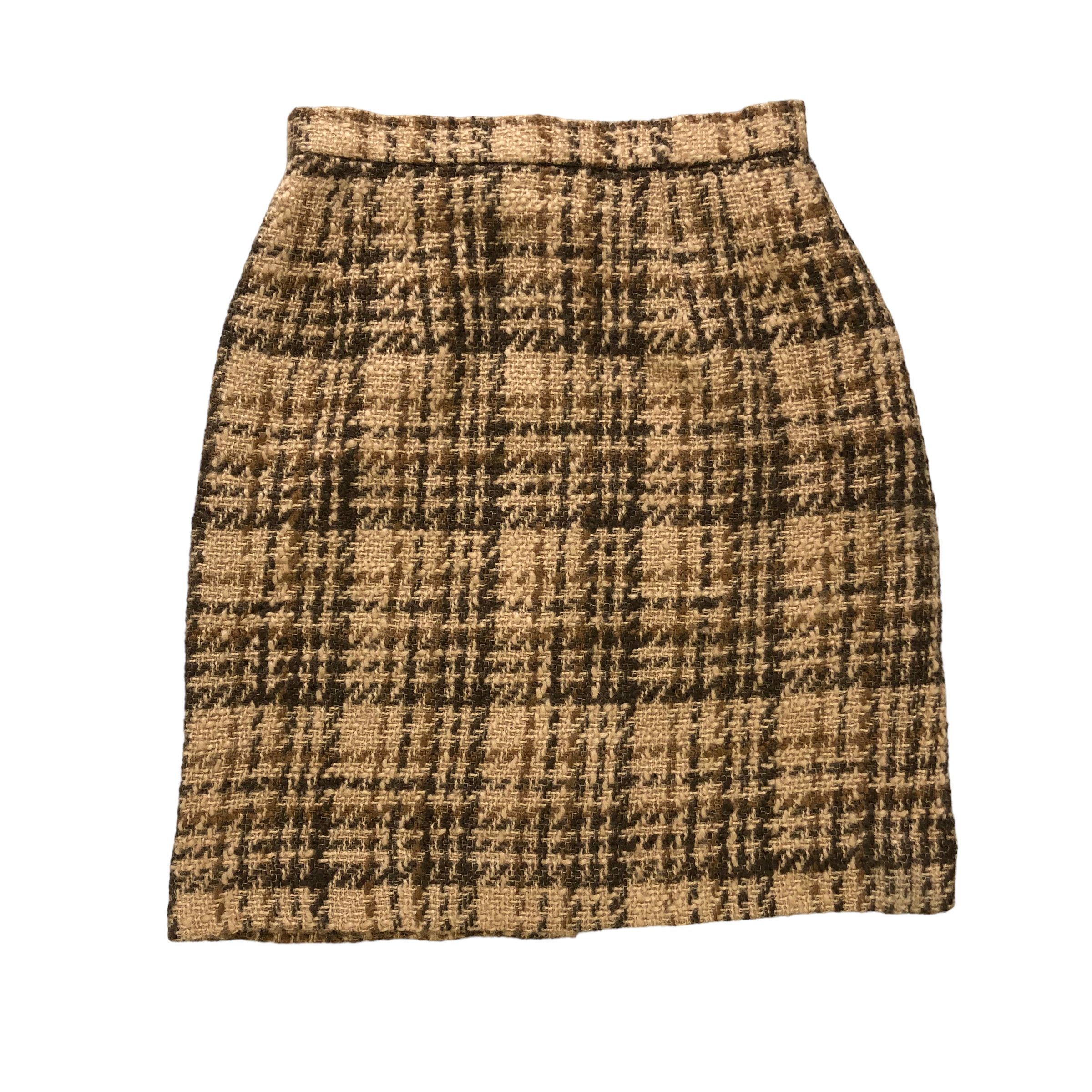 Balenciaga BALENCIAGA WOOL TARTAN SKIRTS #7292-126 Size 26" / US 2 / IT 38 - 1 Thumbnail