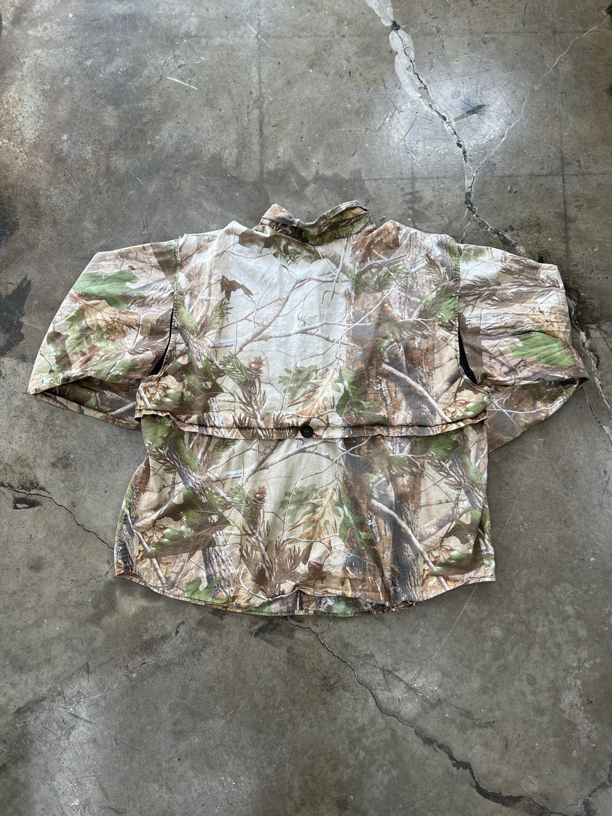 Vintage Vintage American Tradition Realwood Camo Mesh Lined Shirt XXL Size US XXL / EU 58 / 5 - 5 Thumbnail