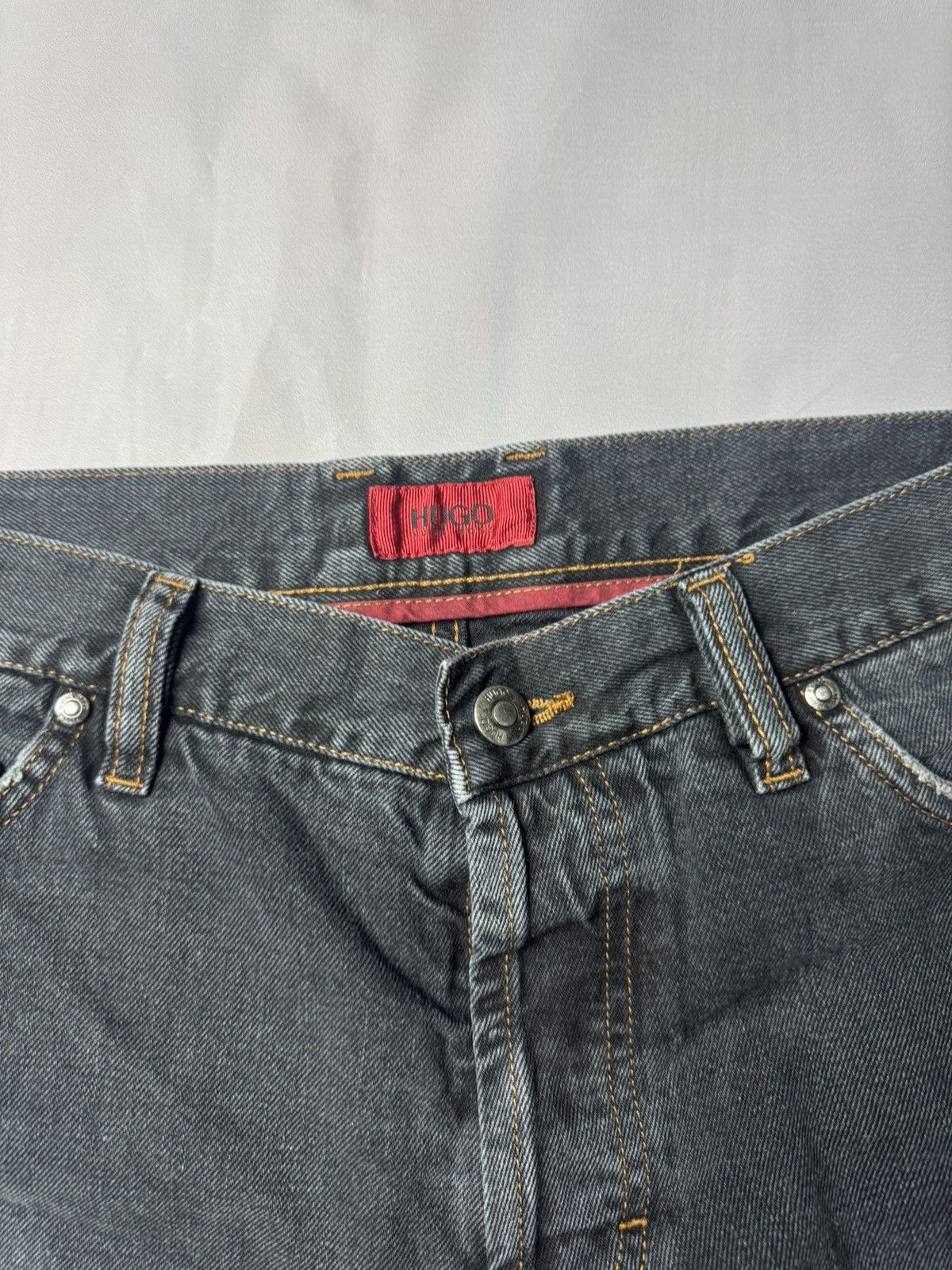 Hugo Boss × Levi's × Vintage HUGO BOSS Straight Leg Jeans | W32 L36 | Archive Fit Size US 34 / EU 50 - 5 Thumbnail
