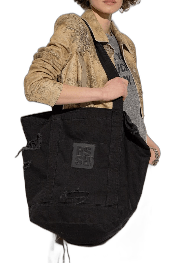 Raf Simons Oversized denim tote bag Raf Simons Denim Tote Bag