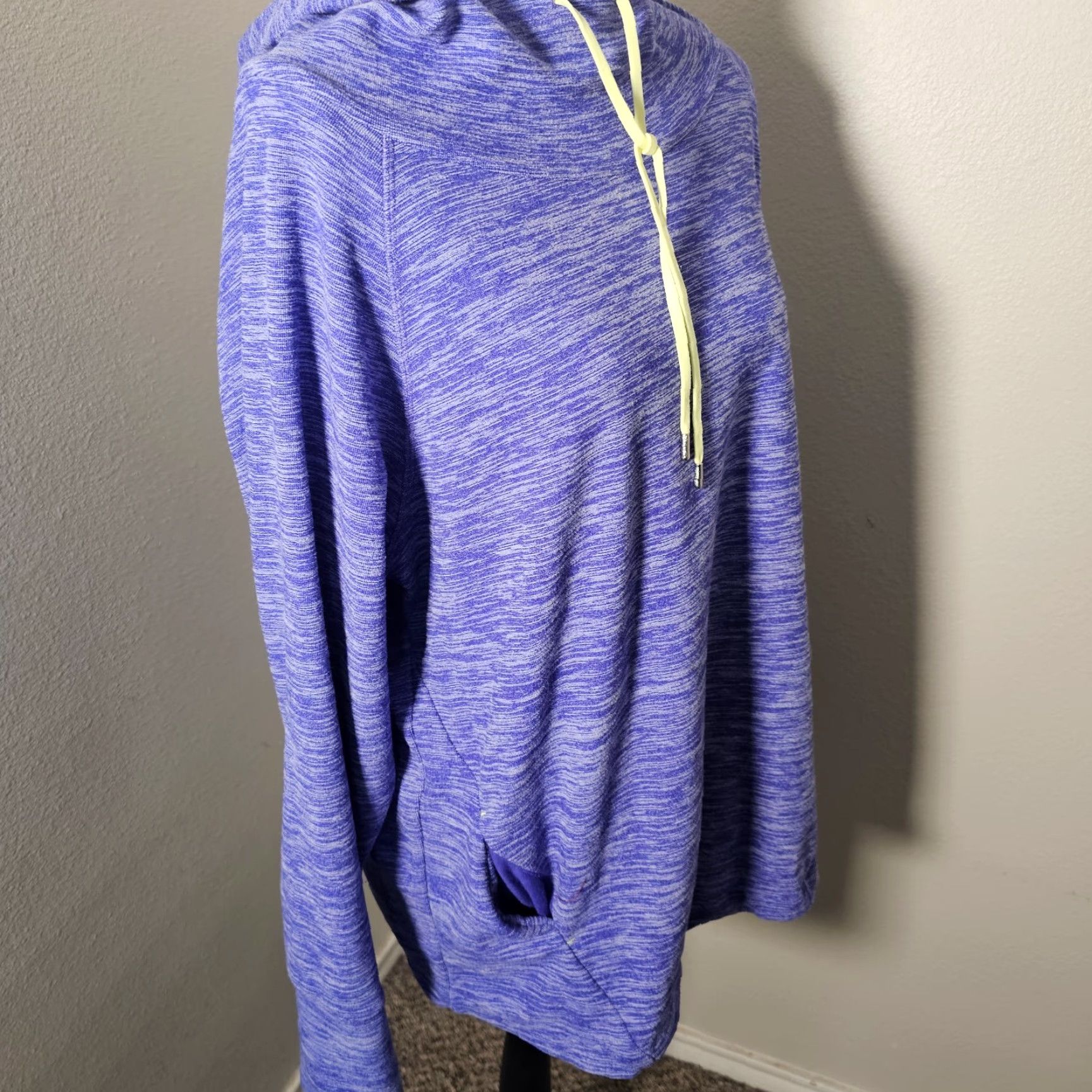 Vintage Women’s Hoodie Lukas Hoodie Heather Royal Blue Pullover Size L Size L / US 10 / IT 46 - 5 Thumbnail