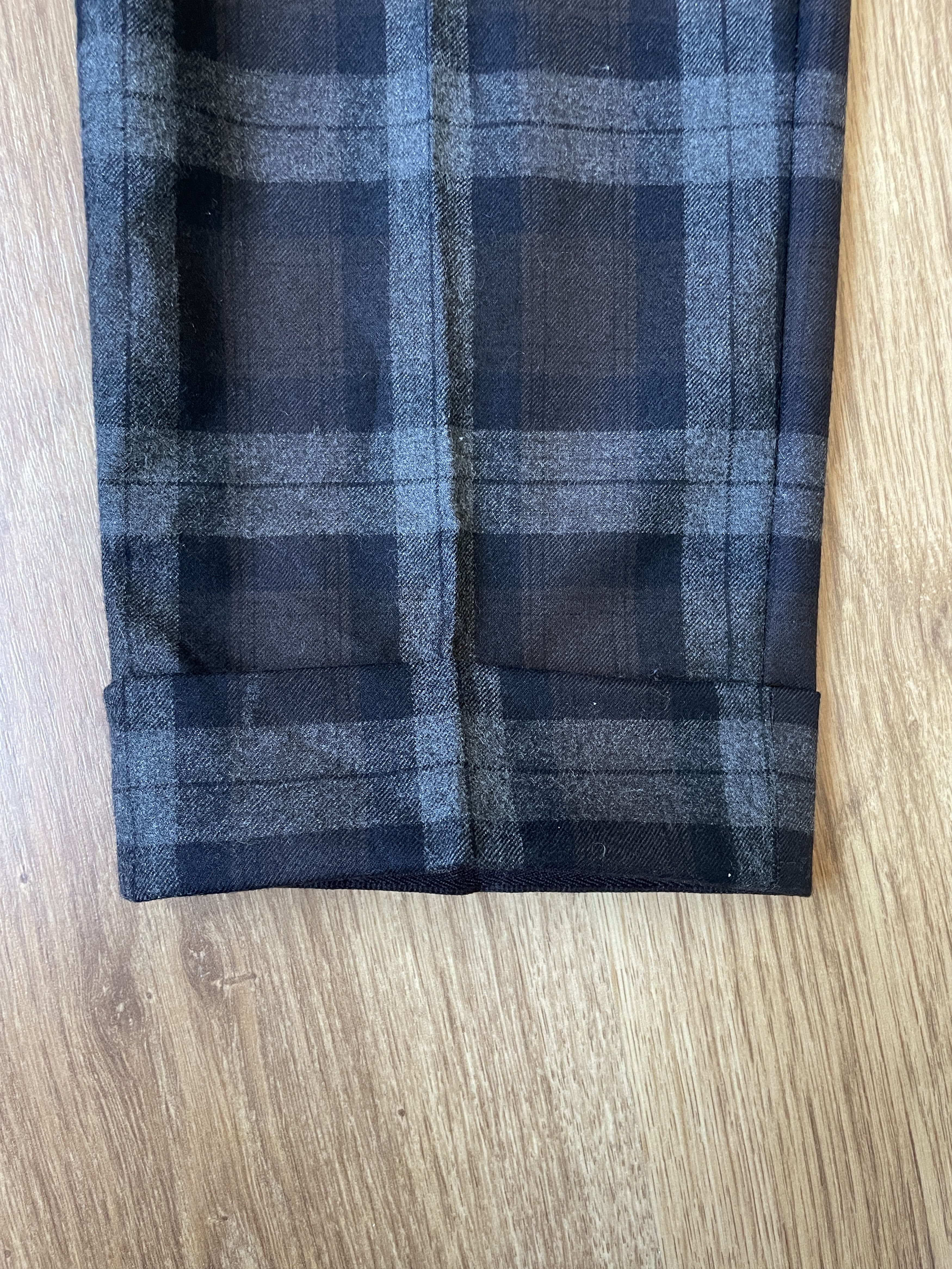 PT Torino PT01 Pantaloni Torino Cropped Plaid Slim Wool Dress Trousers Size US 30 / EU 46 - 8 Thumbnail