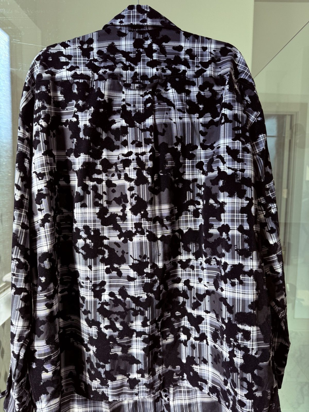 Faith Connexion Faith Connexion Oversized Plaid Shirt with velvet patches M Size US M / EU 48-50 / 2 - 7 Thumbnail