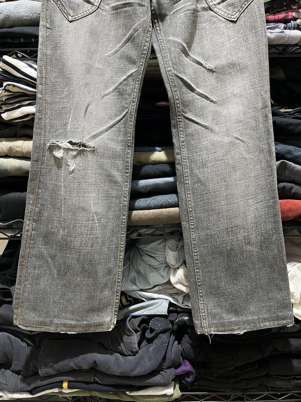 If Six Was Nine 2000's Japanese Brand Nicole Club For Men Jeans Size US 31 - 7 Thumbnail