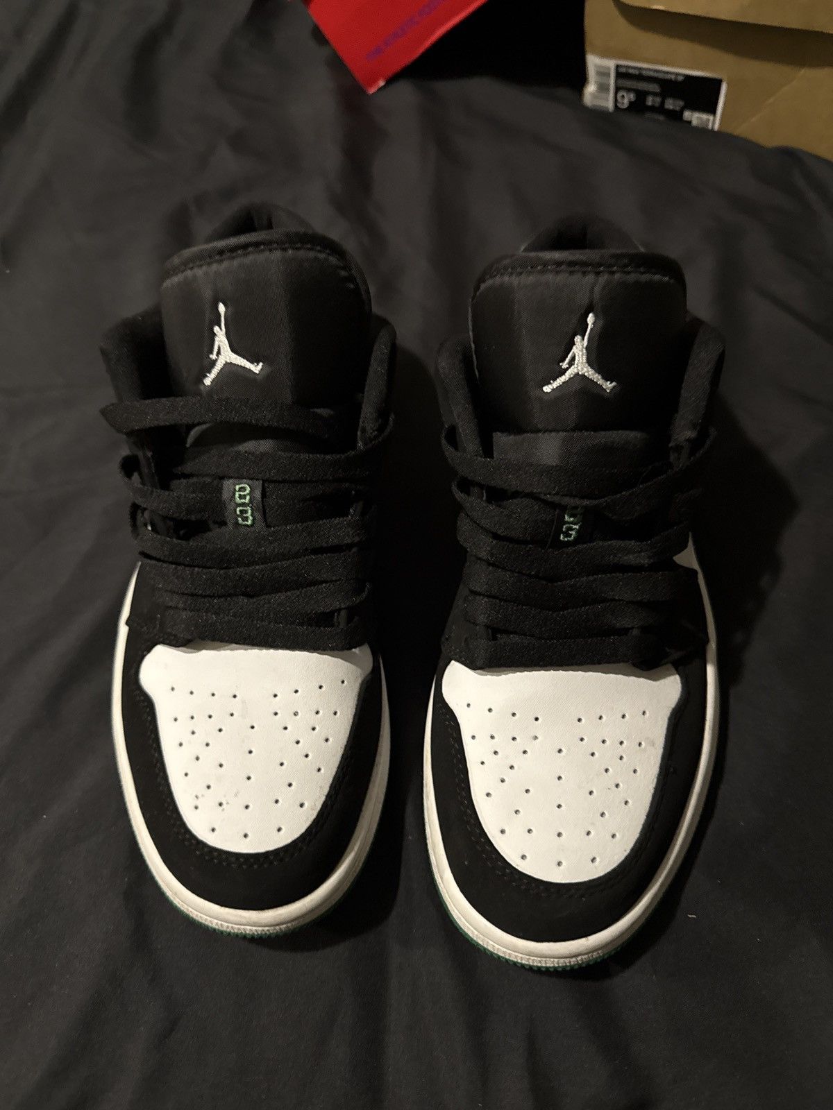 Jordan Brand Jordan 1 Low Mystic green Size US 9 / EU 42 - 3 Thumbnail