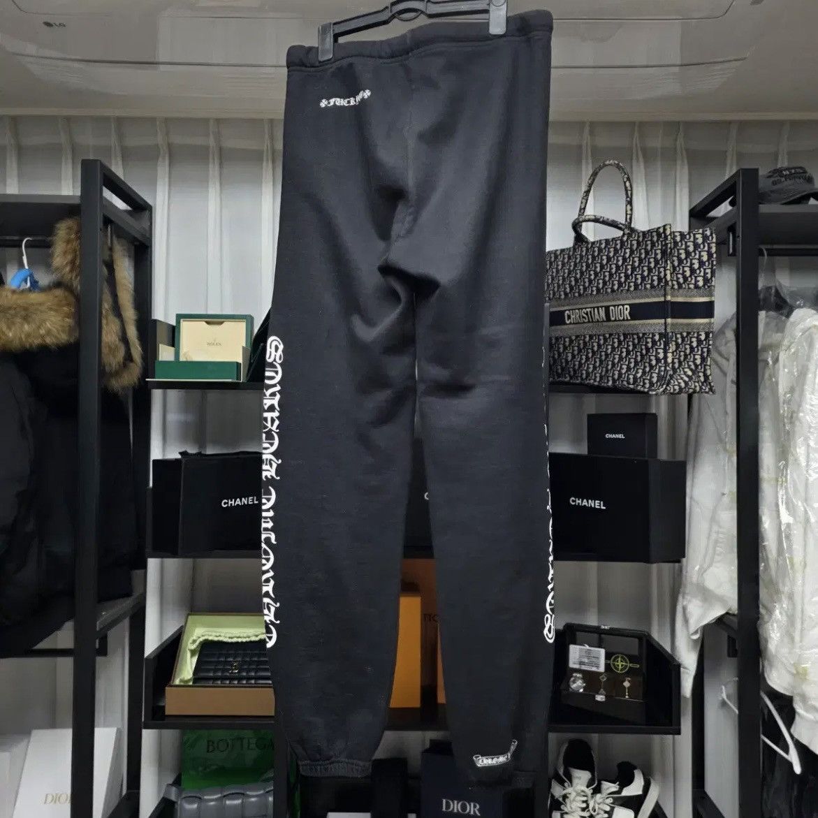 Chrome Hearts Scroll Label Sweat Pants Size US 33 - 2 Thumbnail