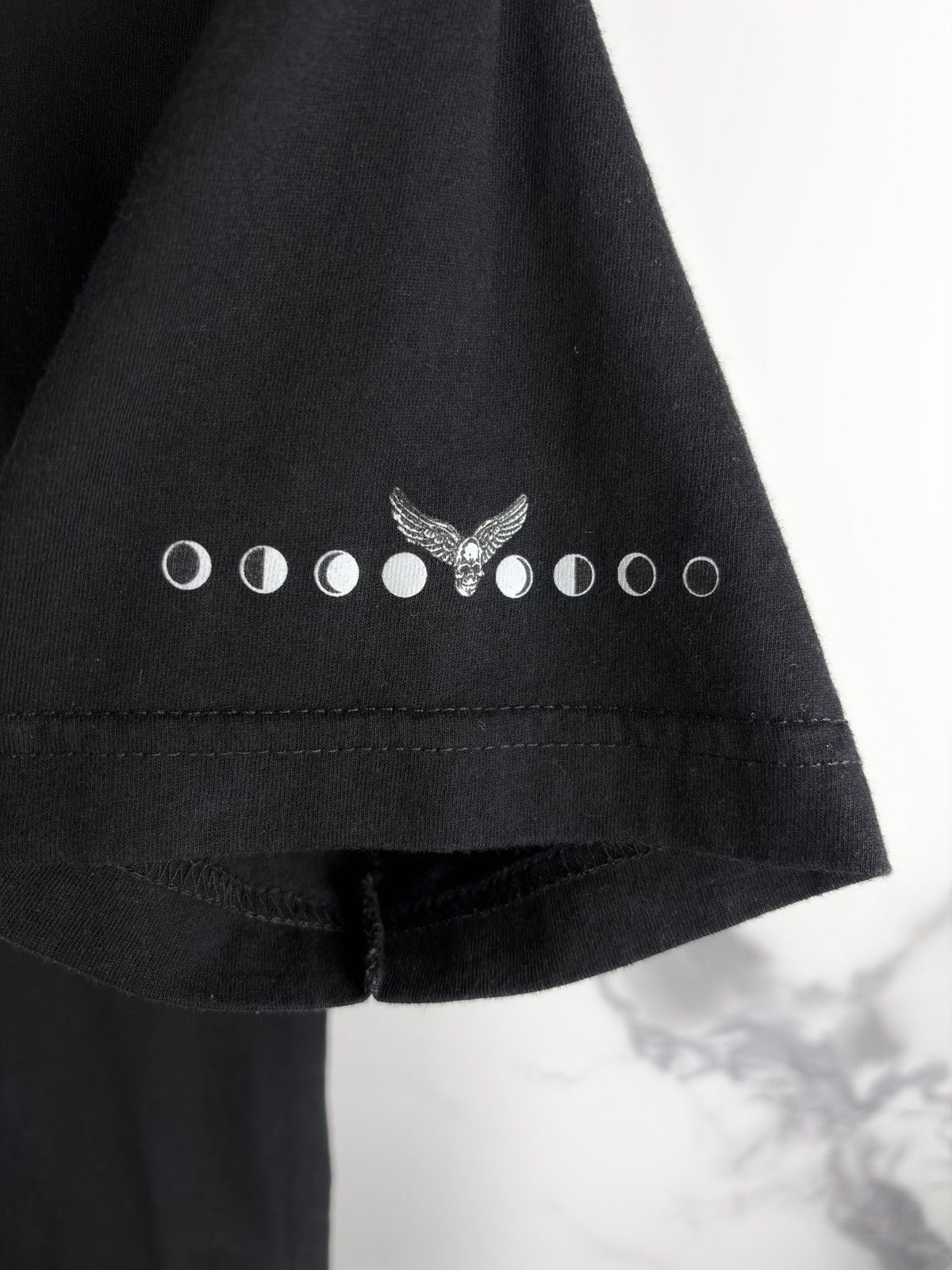 Chrome Hearts Chrome Hearts Foti Skull Moon Logo Tshirt Black Size US S / EU 44-46 / 1 - 5 Thumbnail