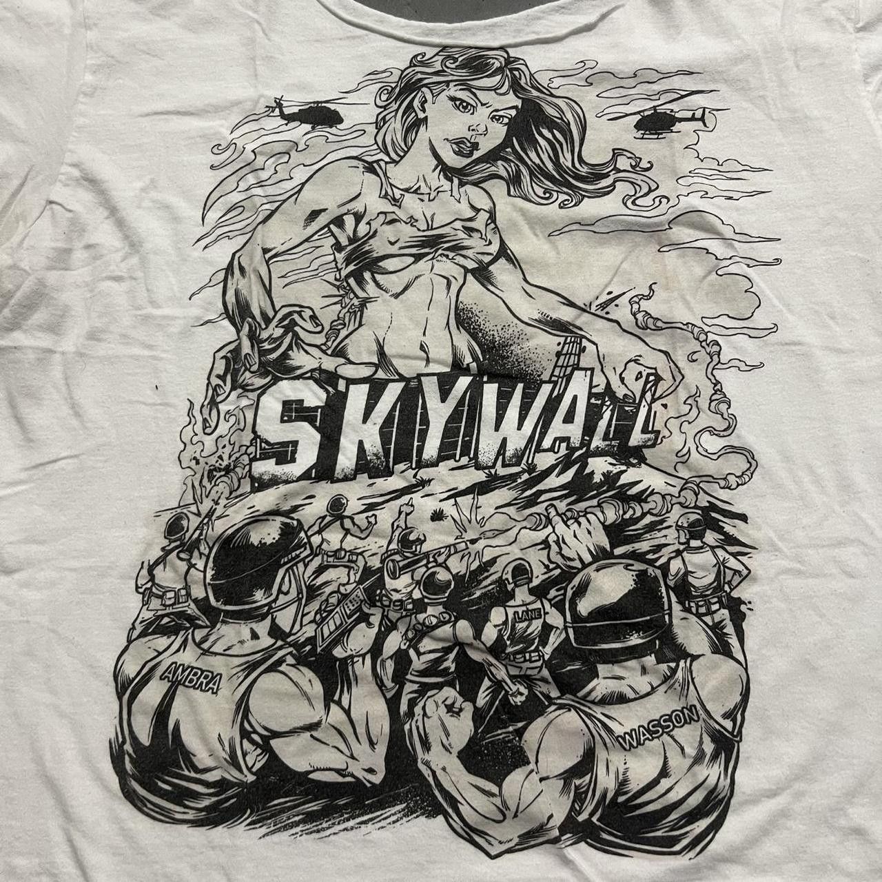 Japanese Brand × Vintage Vintage Y2K Y2K Skywalk Hollywood Sign Female Graphic Tee! Size US M / EU 48-50 / 2 - 2 Thumbnail