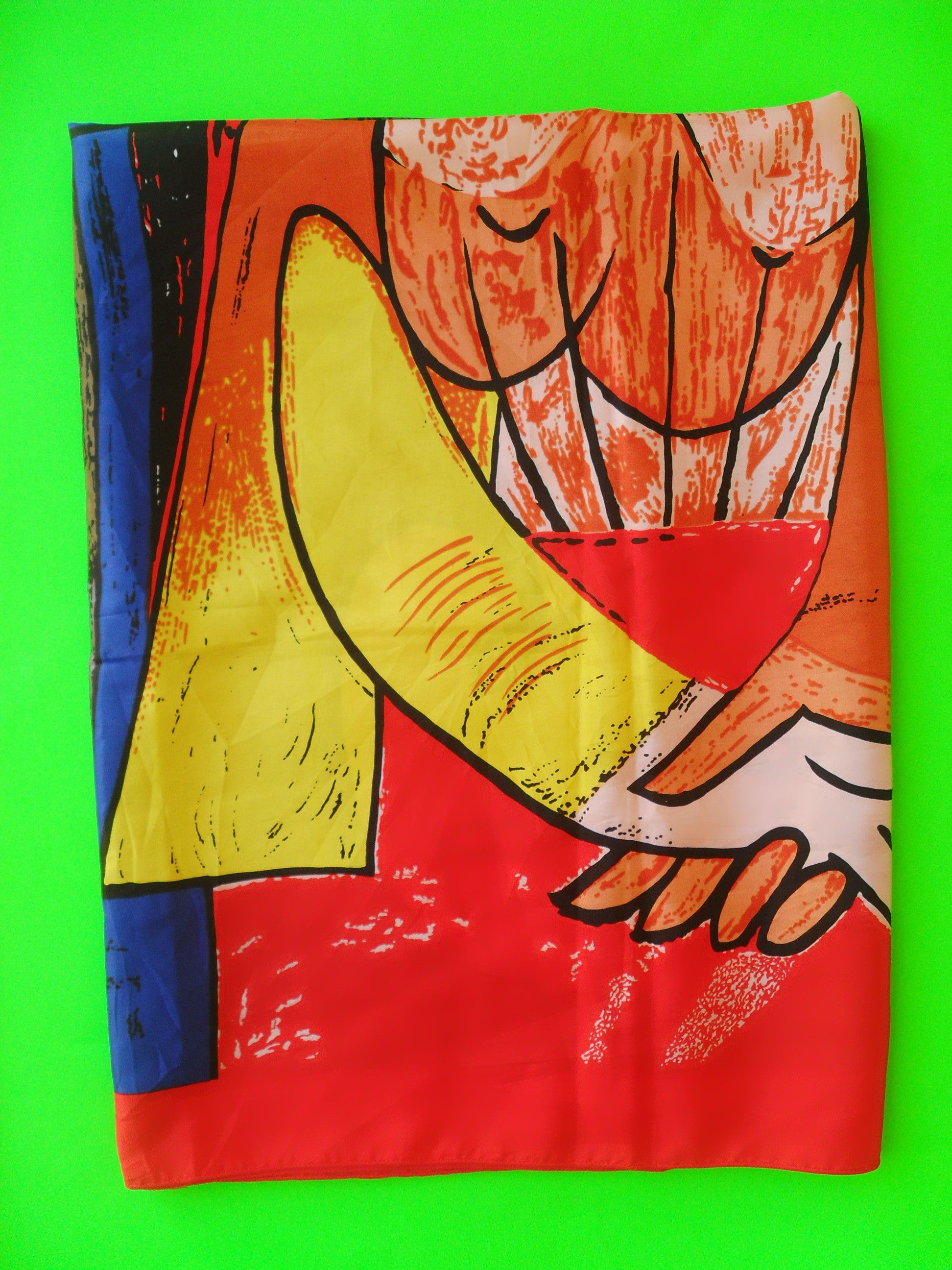 Other Authentic vintage Art "Picasso" scarf. Size ONE SIZE - 4 Thumbnail