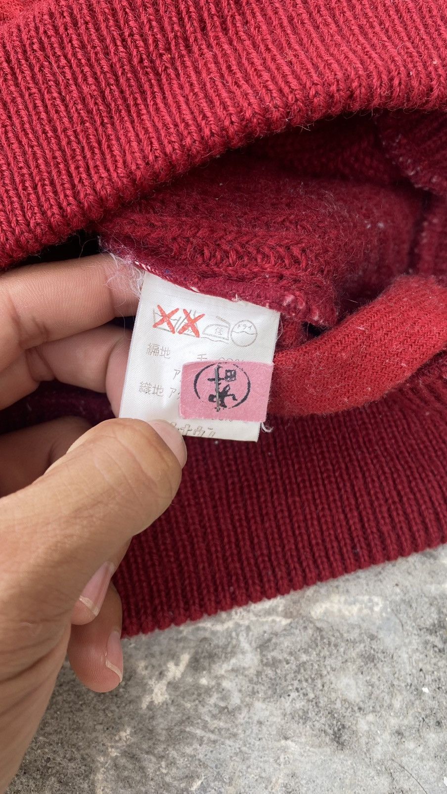 Designer × Vintage Charge by Arnold Palmer Cable Knit Collar Sweater 90s Size US L / EU 52-54 / 3 - 8 Thumbnail