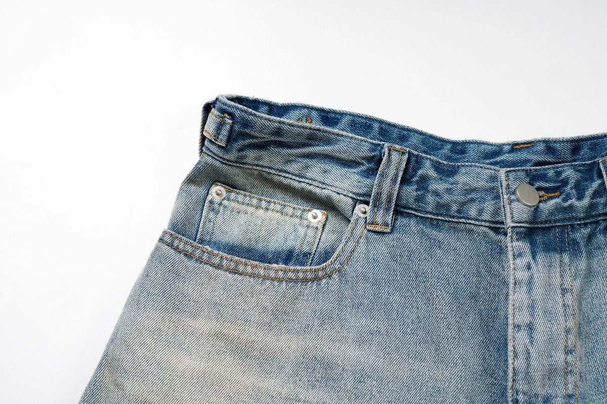 Japanese Brand Street washed hip hop skateboard denim shorts Size US 34 / EU 50 - 7 Thumbnail
