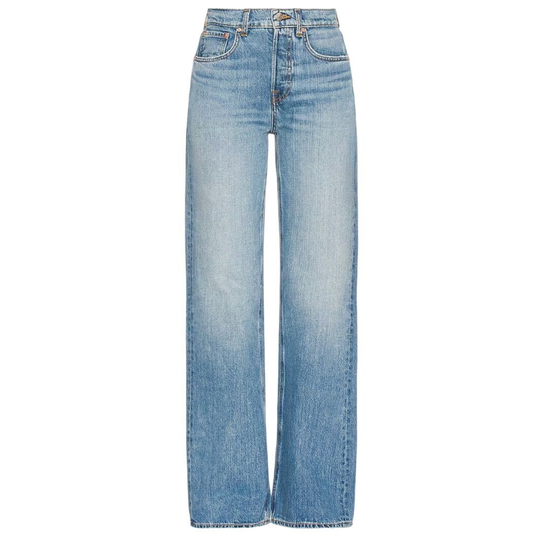GRLFRND GRLFRND Brooklyn High Rise Straight Jeans in Chelsea Market Size 27" / US 4 / IT 40 - 1 Thumbnail