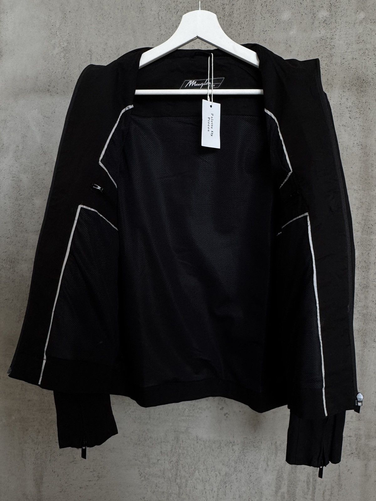 Mugler × Thierry Mugler Thierry Mugler Men “Spika” Star Patch Racer Jacket Size US L / EU 52-54 / 3 - 4 Thumbnail