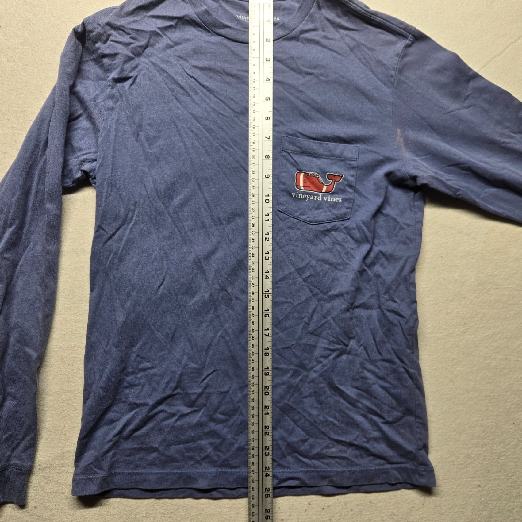 Vineyard Vines VINEYARD VINES Long Sleeve Pocket T-Shirt Adult Women's XS Blue Casual Size XS / US 0-2 / IT 36-38 - 7 Thumbnail