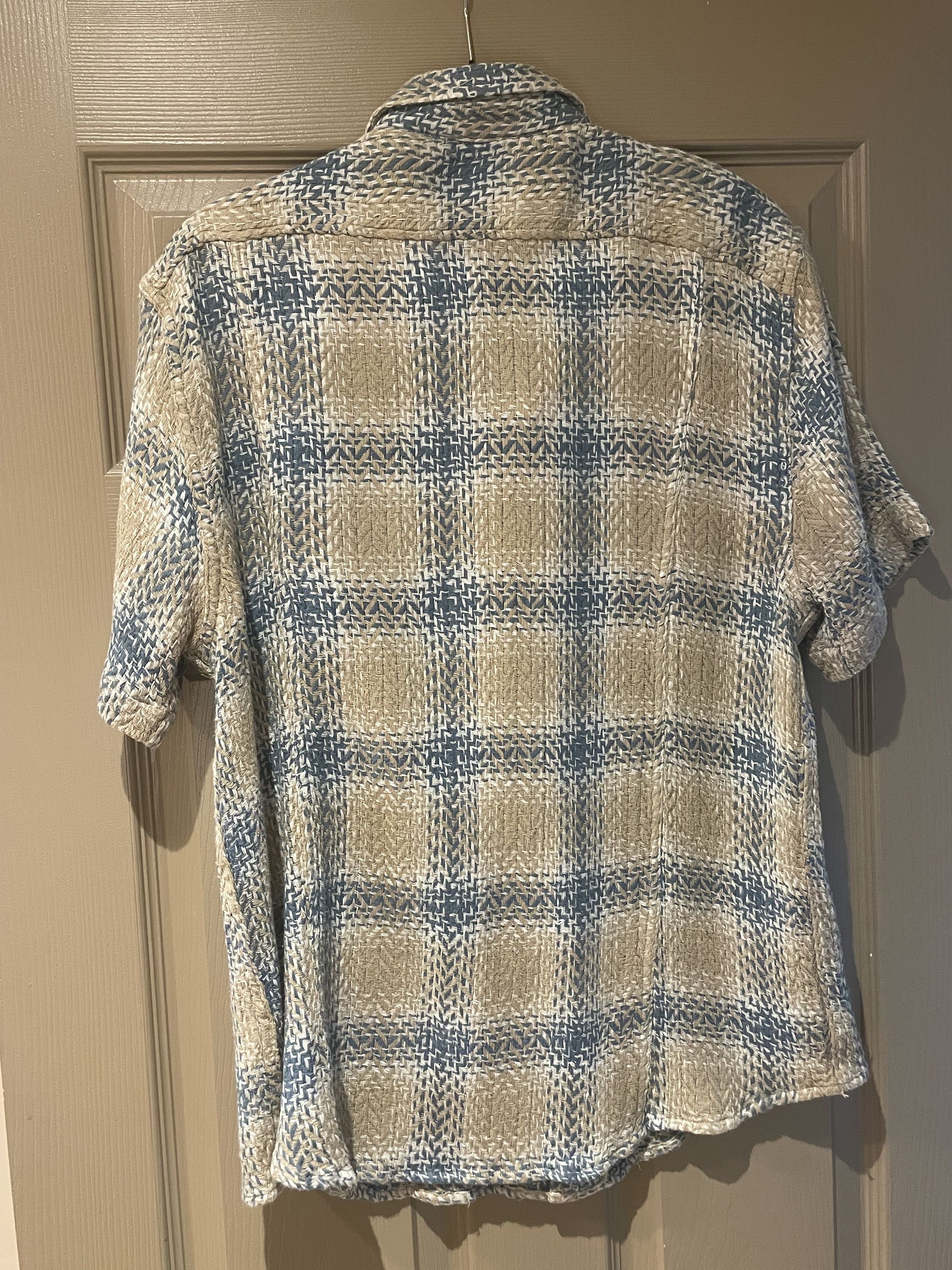Corridor 2023 Macro Acid Plaid Woven Short Sleeve Shirt Size US L / EU 52-54 / 3 - 2 Thumbnail