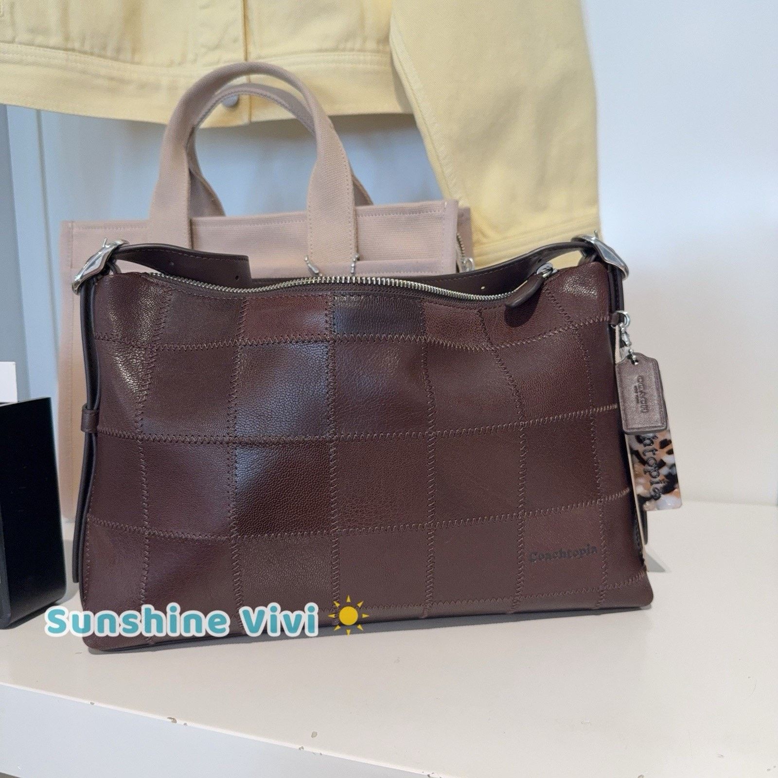 Coach NWT Coach Alter/Ego Slouchy Shoulder Bag Leather CFT99 Maple Size ONE SIZE - 2 Thumbnail